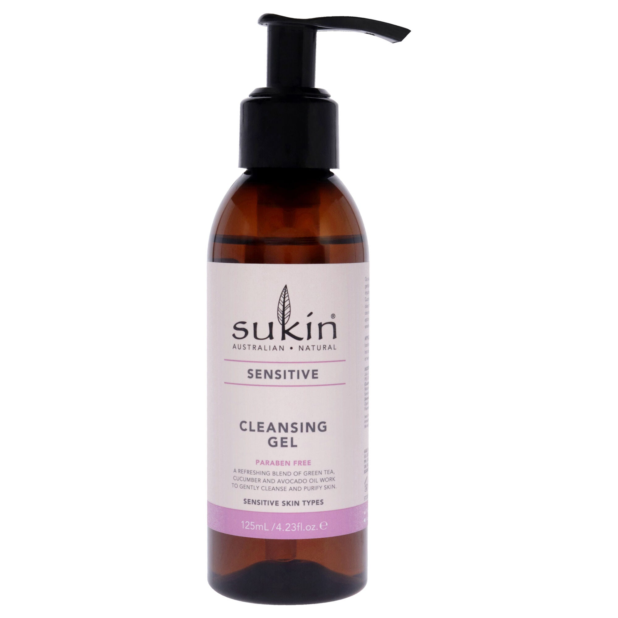 Sensitive Cleansing Gel by Sukin for Women - 4.23 oz Cleanser, See Description, hi-res image number 0