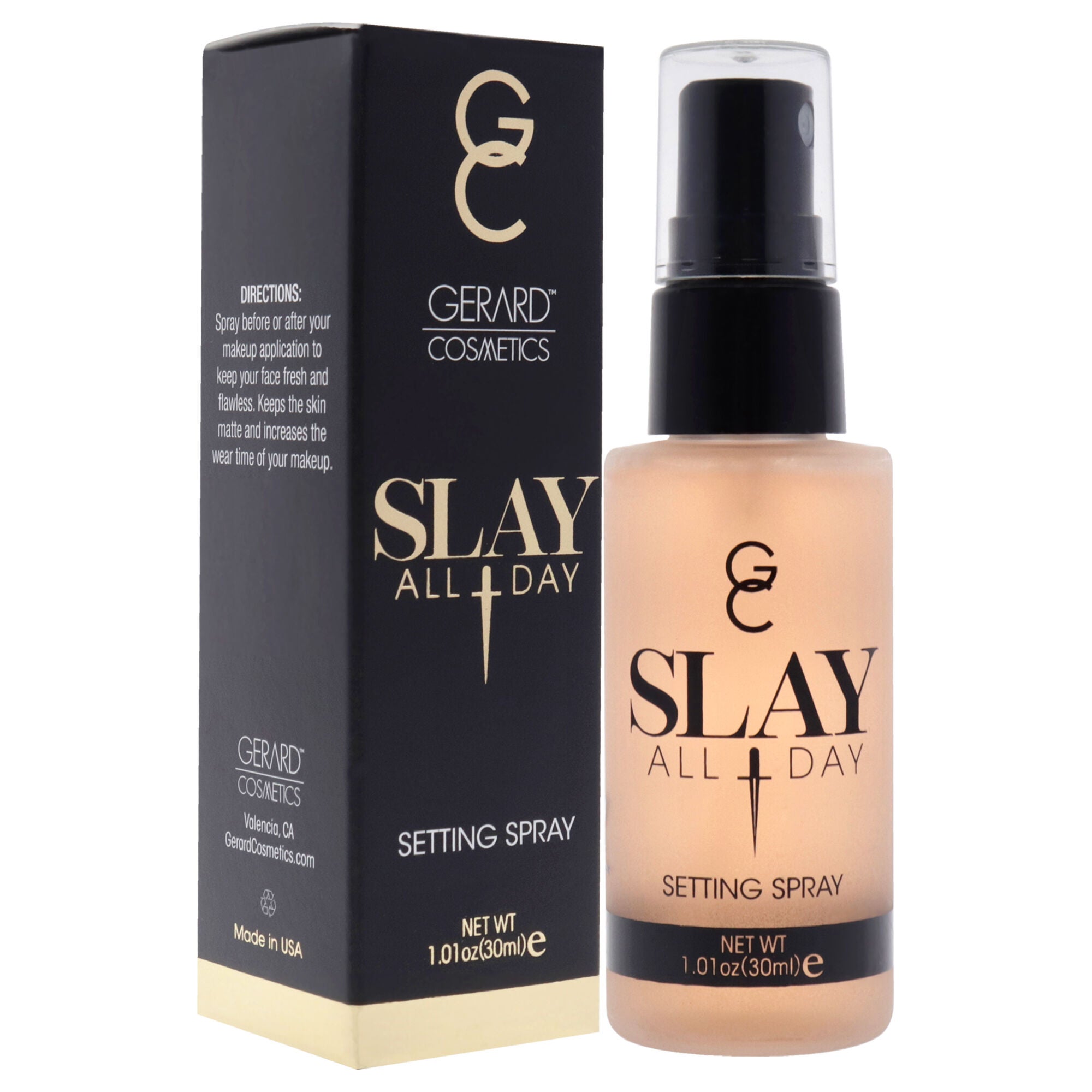 Slay All Day Setting Spray Mini - Jasmine by Gerard Cosmetic for Women - 1.01 oz Setting Spray, See Description, alternate image number 2