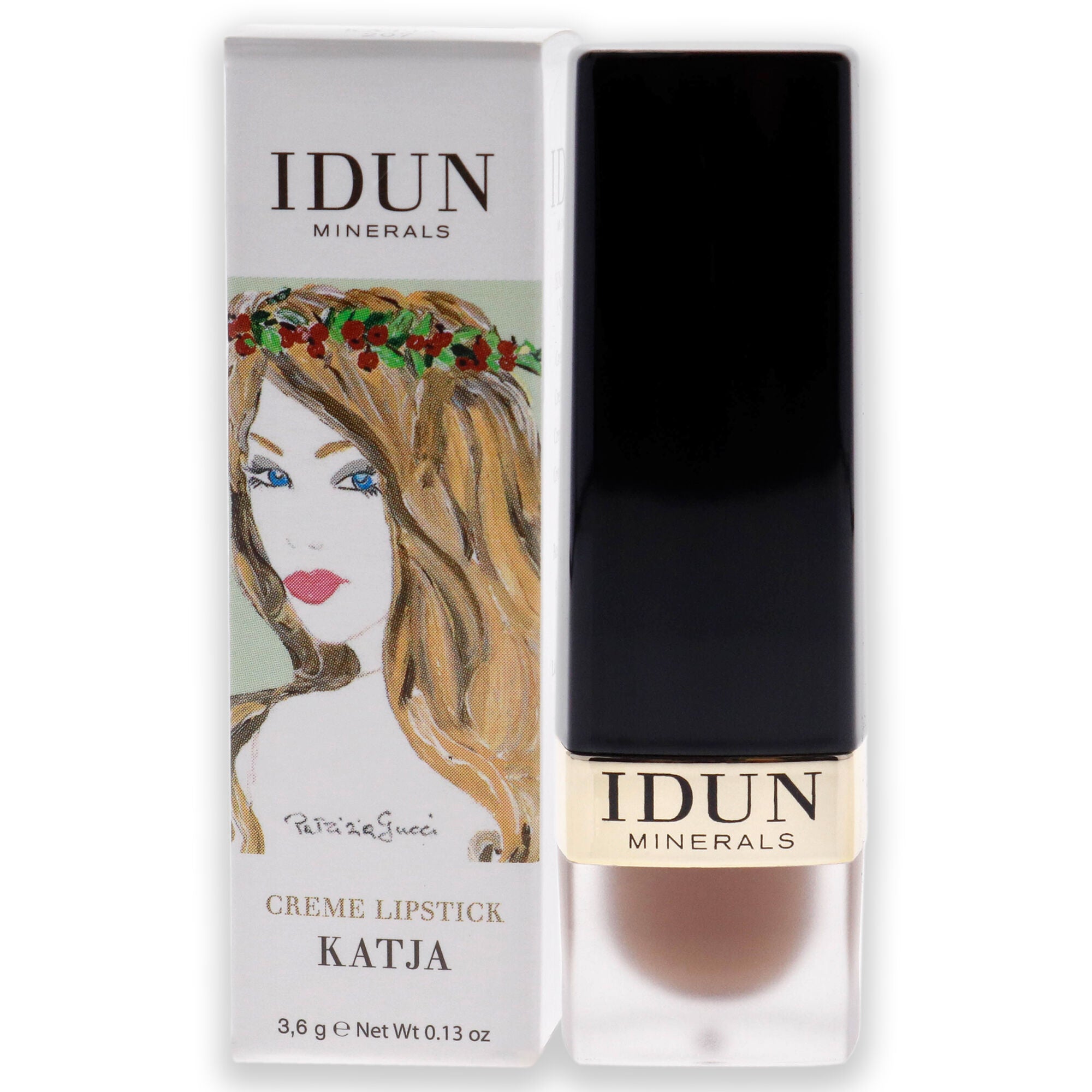 Creme Lipstick - 207 Katja by Idun Minerals for Women - 0.13 oz Lipstick, , alternate image number 7
