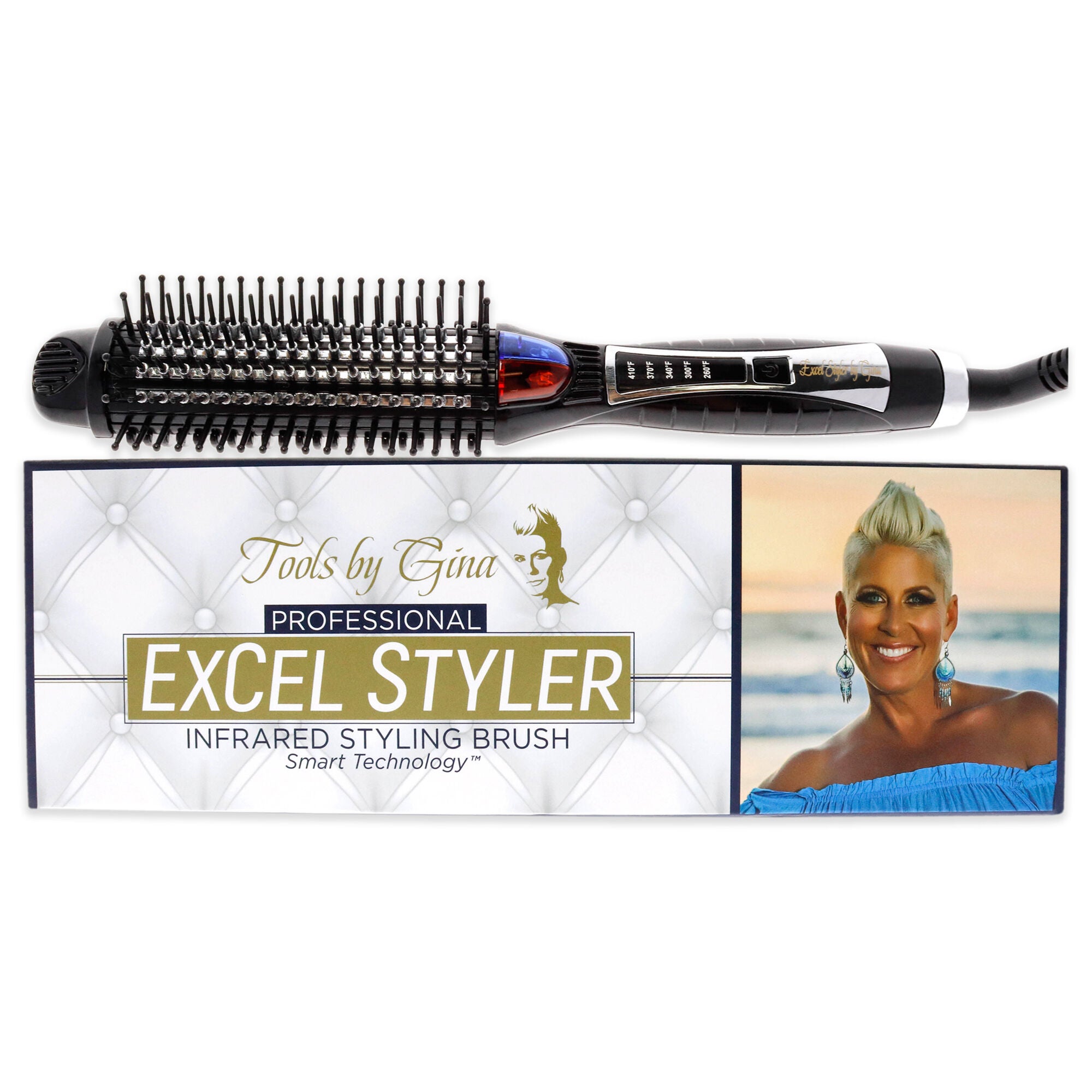 Excel Styler Infrared Styling Brush - MD-C62 by Colours By Gina for Unisex - 1 Pc Brush, See Description, hi-res image number 0