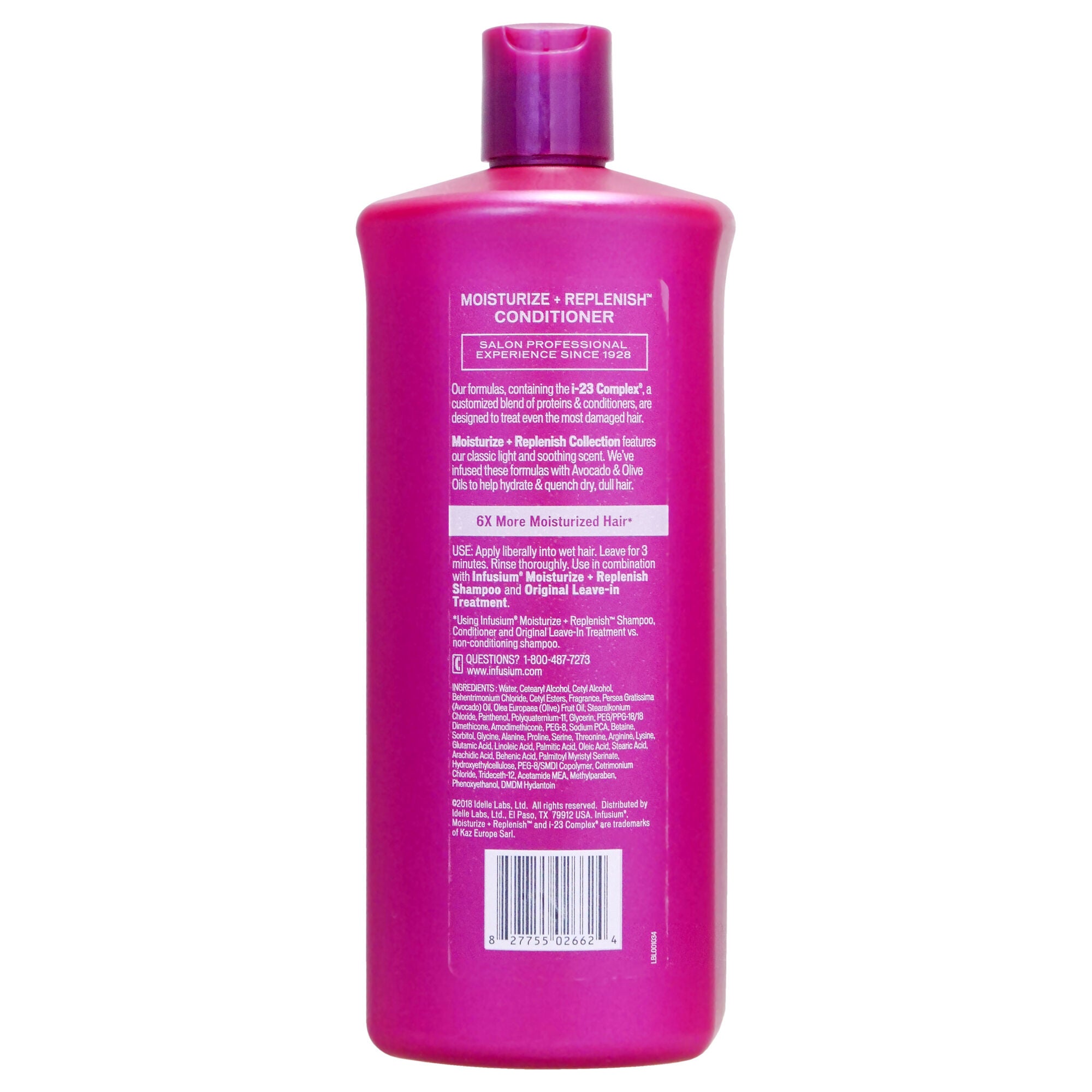 Moisturize and Replenish Conditioner by Infusium for Unisex - 33.8 oz Conditioner, See Description, alternate image number 1