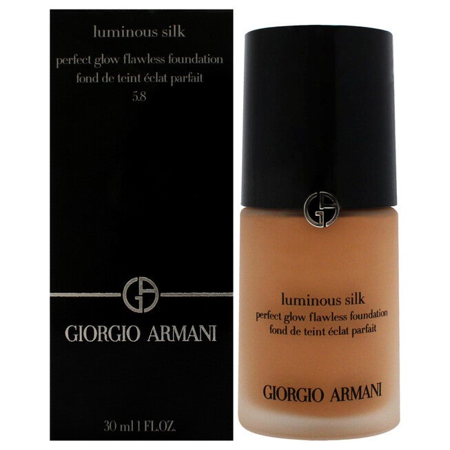 Luminous Silk Foundation - 5.8 Medium-Golden by Giorgio Armani for Women - 1 oz Foundation, NA, hi-res image number null