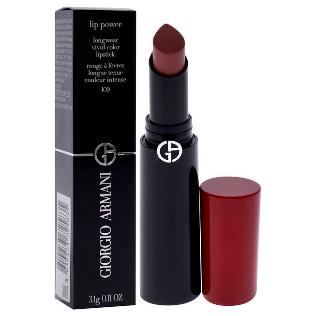 Lip Power Longwear Vivid Color Lipstick - 109 Intimate by Giorgio Armani for Women - 0.11 oz Lipstick, NA, alternate image number null