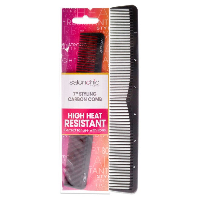 Styling Carbon Comb High Heat Resistant 7 by SalonChic for Unisex - 1 Pc Comb, NA, hi-res image number null