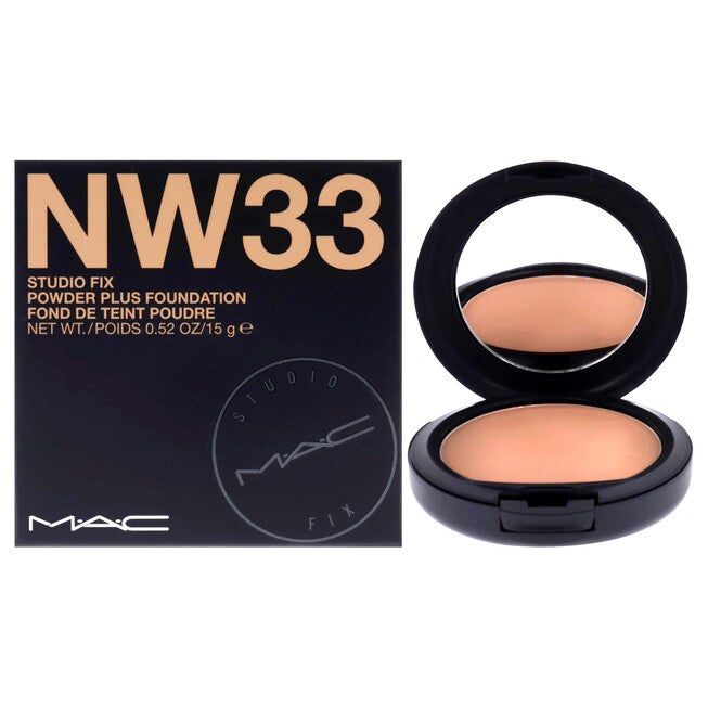 Studio Fix Powder Plus Foundation - NW33 by MAC for Women - 0.52 oz Foundation, NA, hi-res image number null