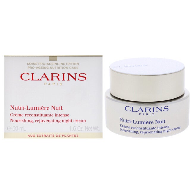 Nutri-Lumiere Night Cream by Clarins for Unisex - 1.6 oz Cream, NA, hi-res image number null