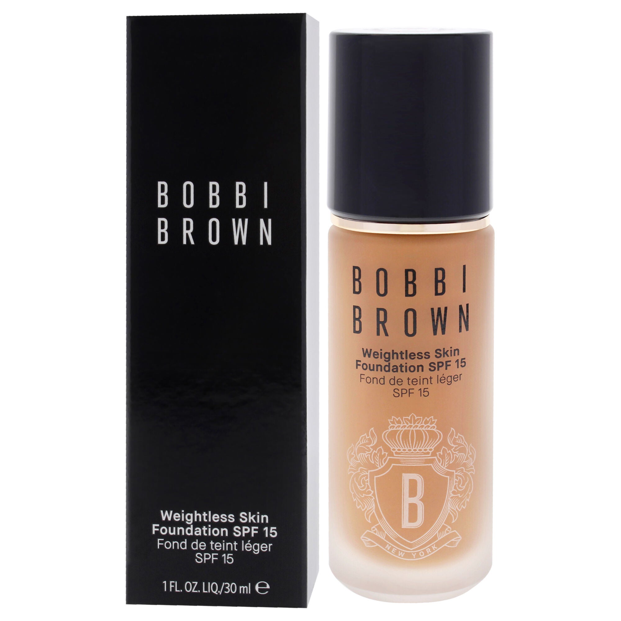 Weightless Skin Foundation SPF 15 - W-086 Warm Almond by Bobbi Brown for Women - 1 oz Foundation, Brown, alternate image number 3