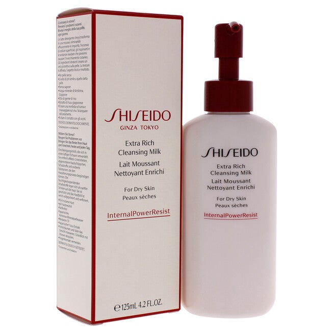 Extra Rich Cleansing Milk by Shiseido for Women - 4.2 oz Cleanser, , alternate image number 7