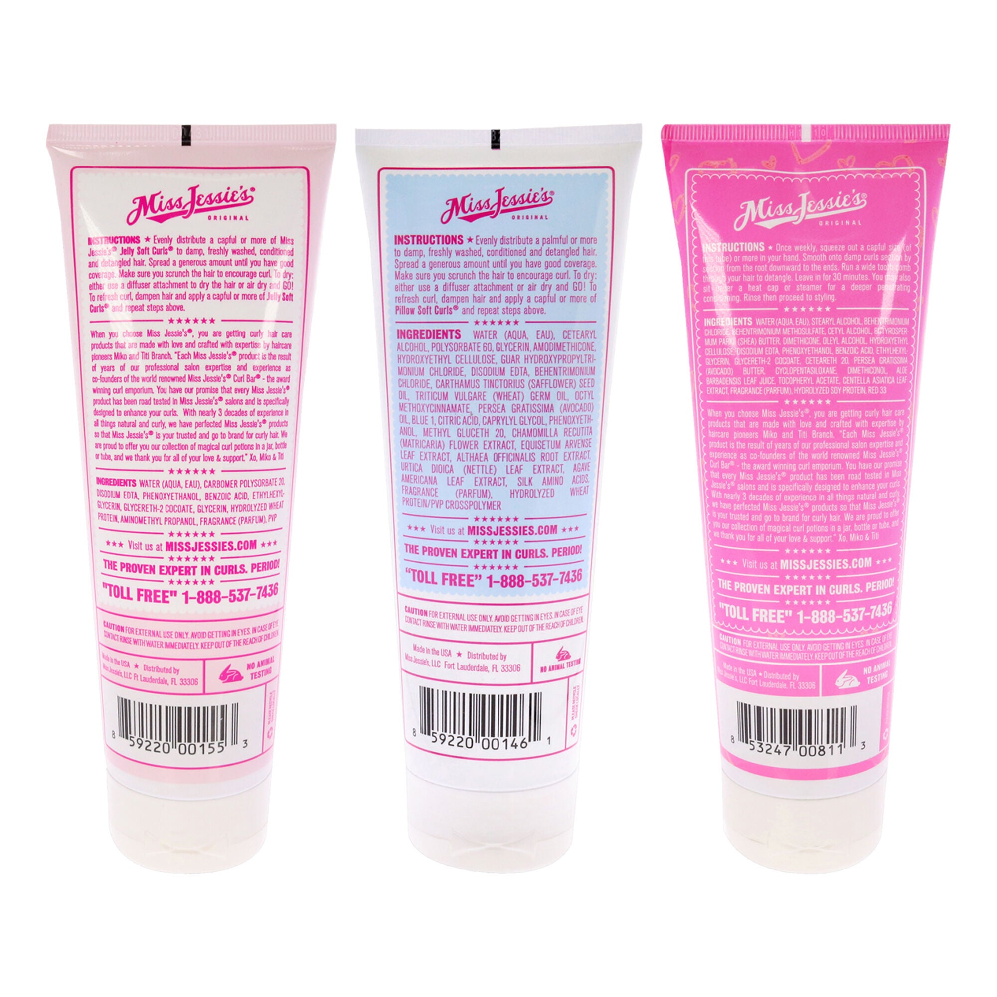 Super Sweetback Treatment With Pillow Soft Curls and Jelly Soft Curl Kit by Miss Jessies for Unisex - 3 Pc Kit, , alternate image number 3
