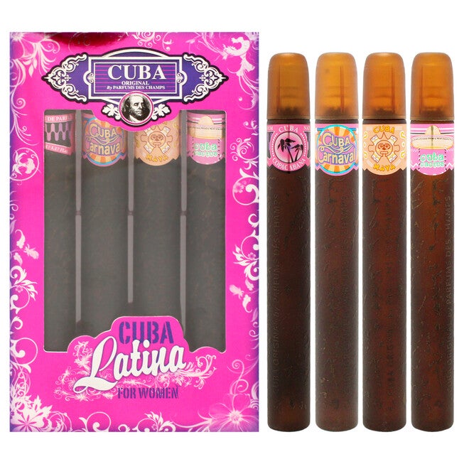Cuba Latino Collection by Cuba for Women - 4 Pc Gift Set, See Description, hi-res image number null