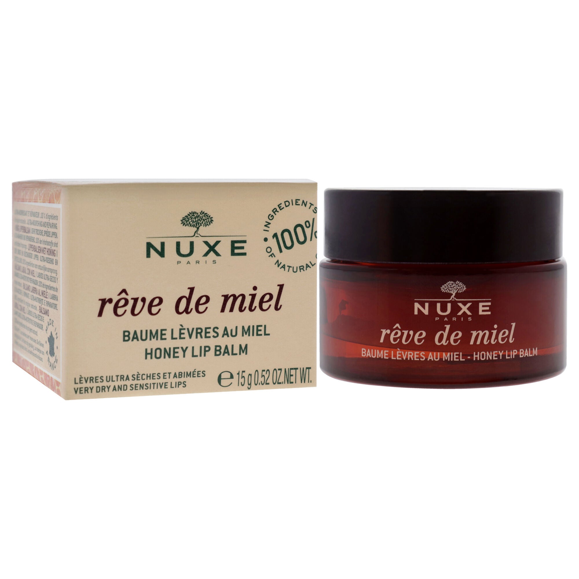 Reve De Miel - Ultra Nourishing Lip Balm by Nuxe for Unisex - 0.52 oz Lip Balm, See Description, alternate image number 2