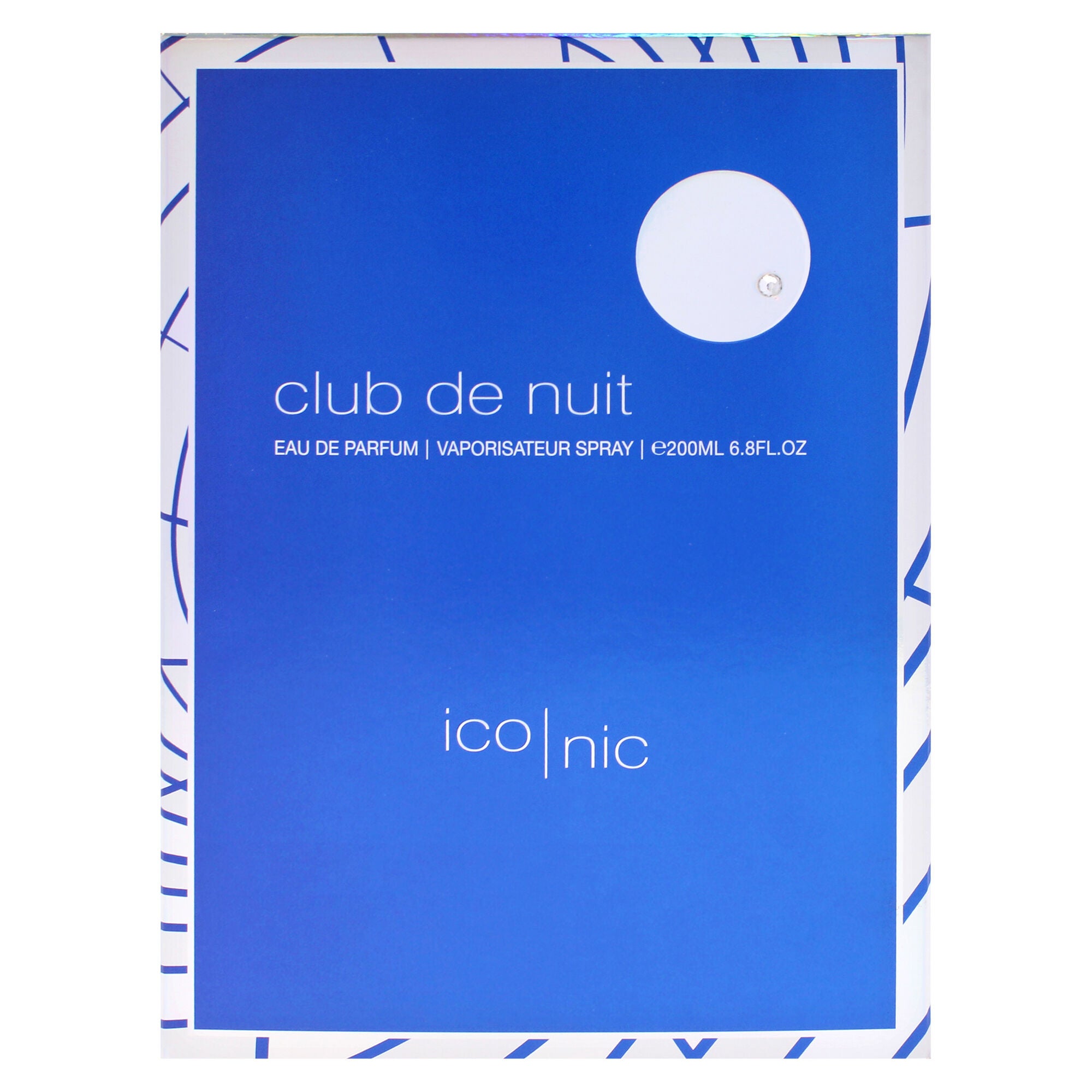 Club De Nuit Iconic Blue by Armaf for Men - 6.8 oz EDP Spray, Clear, alternate image number 4