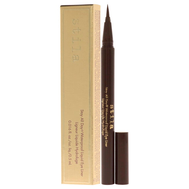Stay All Day Waterproof Liquid Eye Liner - Dark Brown by Stila for Women - 0.016 oz Eyeliner, See Description, alternate image number 3