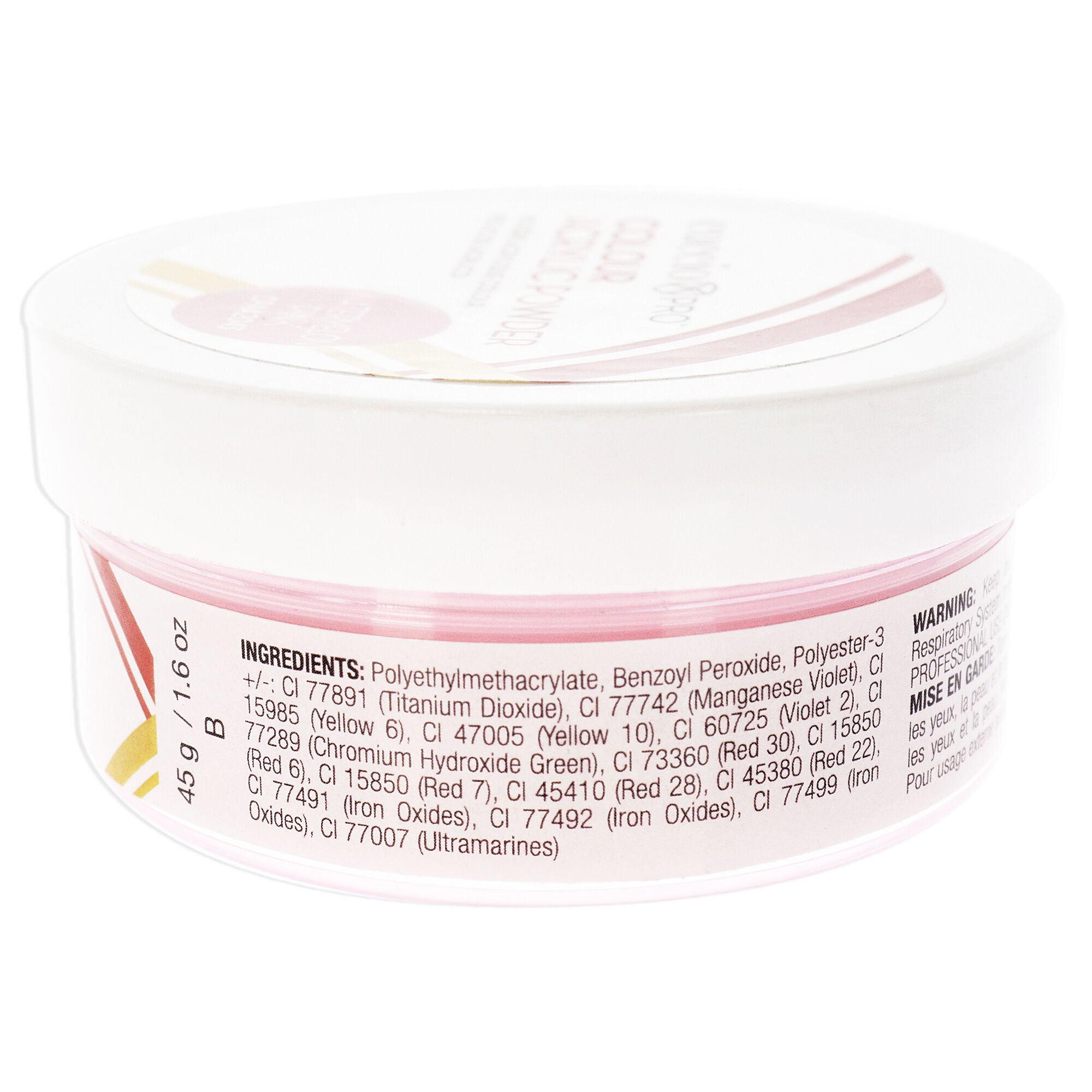 Colour Acrylic Powder - Watermelon Pink by Cuccio Pro for Women - 1.6 oz Acrylic Powder, See Description, alternate image number 2