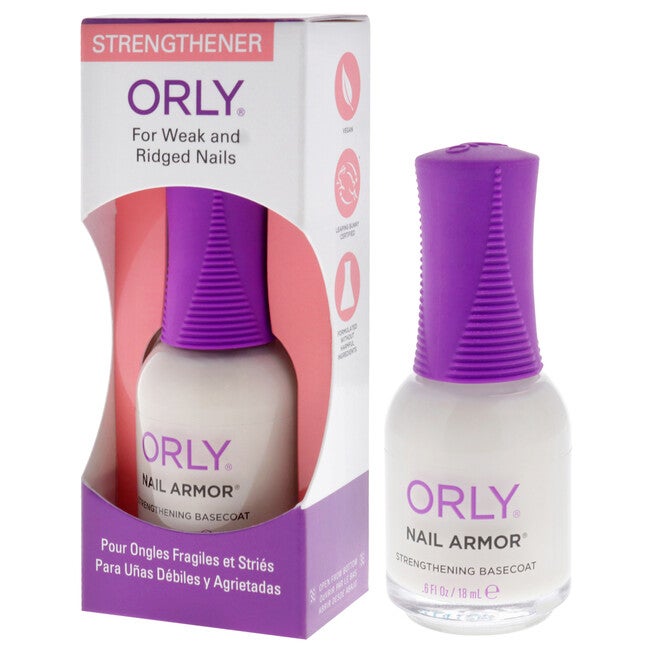 Nail Armor Strengthening Basecoat by Orly for Women - 0.6 oz Nail Polish, See Description, alternate image number null