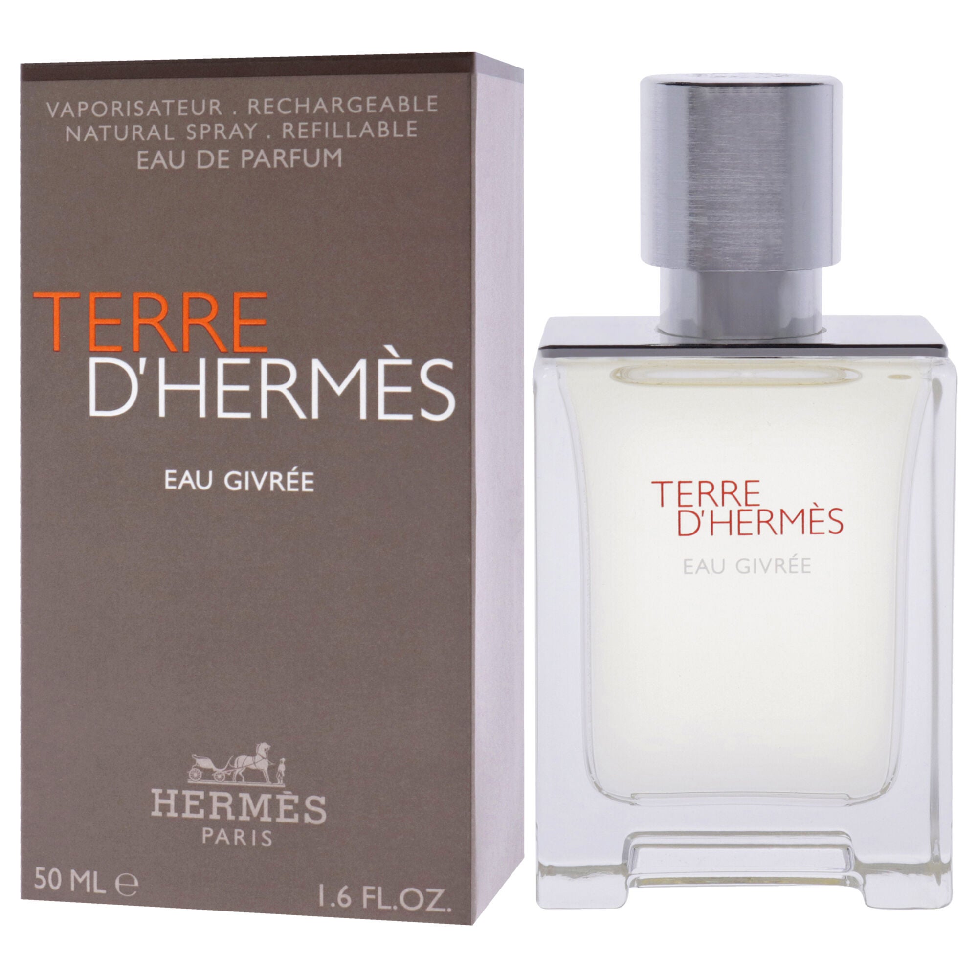 Terre DHermes Eau Givree by Hermes for Men - 1.6 oz EDP Spray (Refillable), See Description, alternate image number 3
