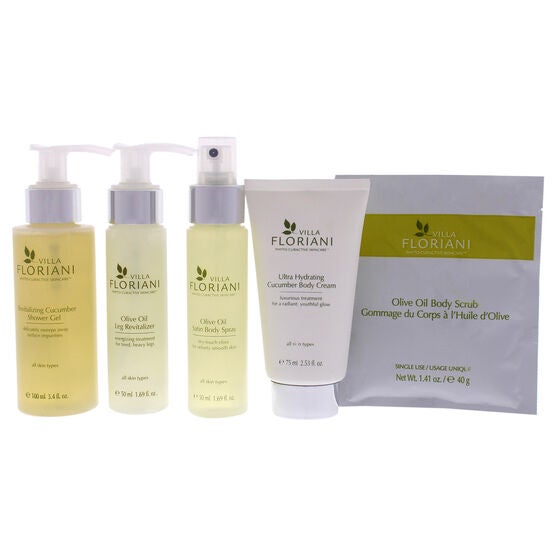 Ultra-Hydrating Body Travel Kit by Villa Floriani for Unisex - 5 Pc, , alternate image number null