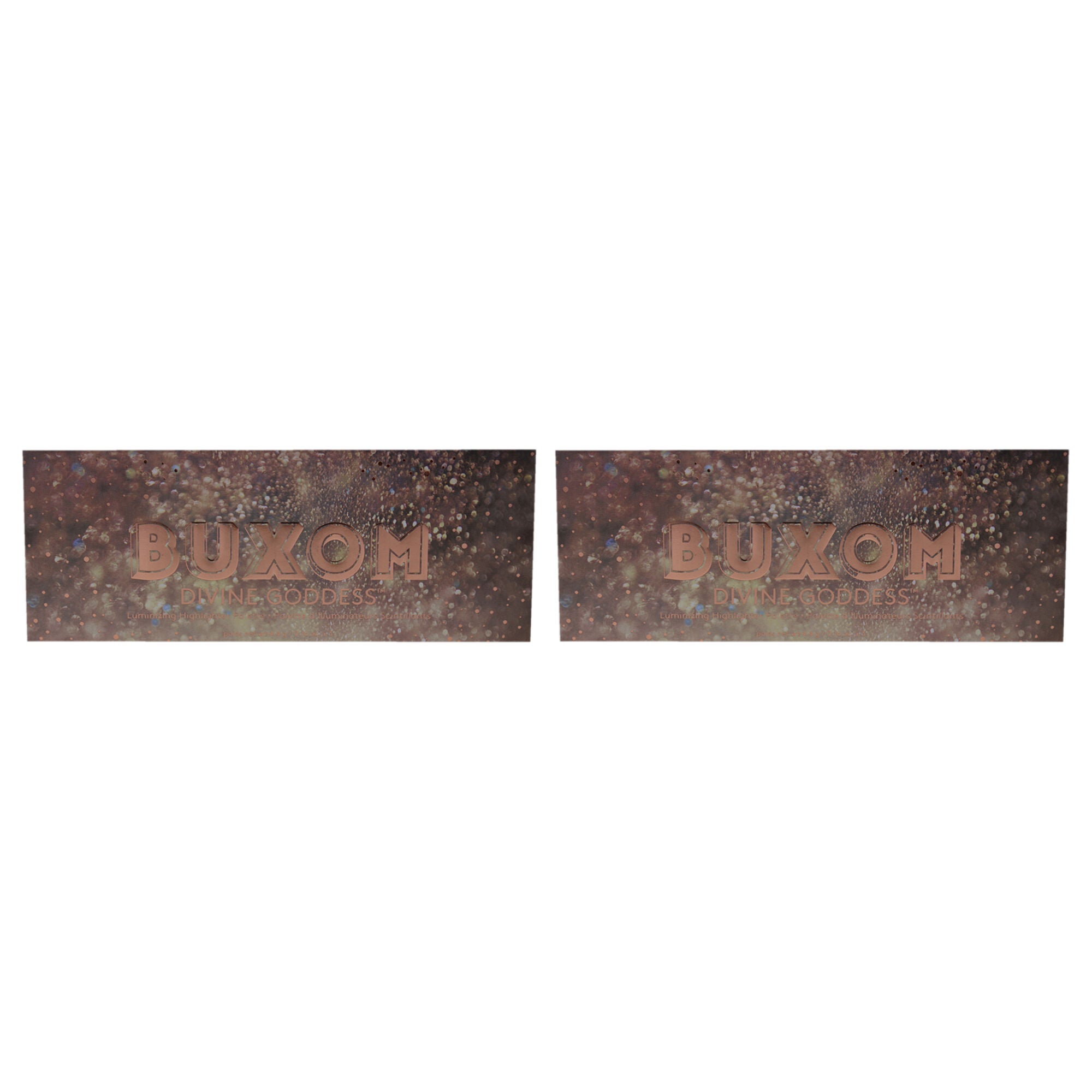 Divine Goddess Luminizing Highlighter Palette by Buxom for Women - 0.48 oz Highlighter - Pack of 2, Multi, alternate image number 4