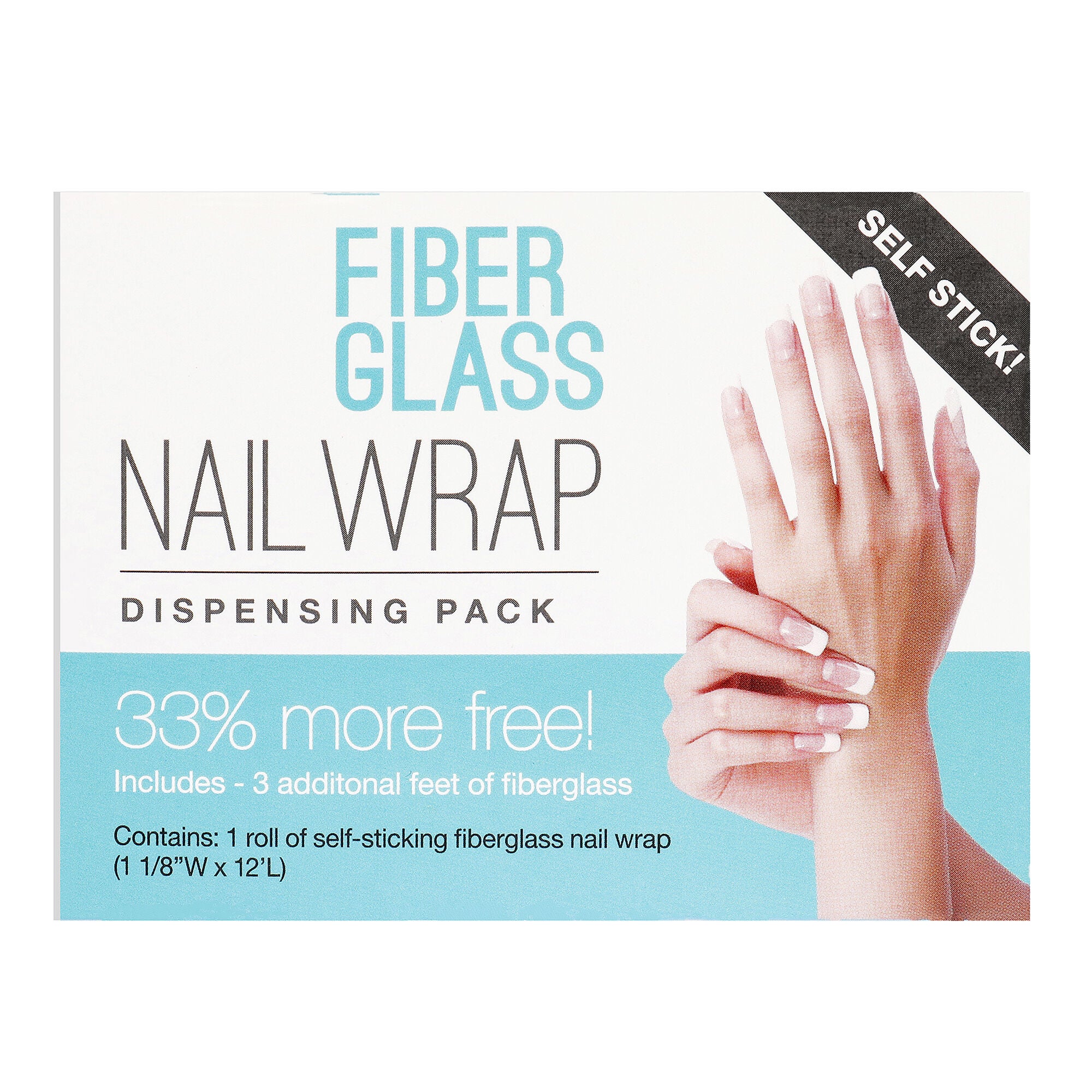 Fiberglass Nail Wrap Dispensing Pack, NA, hi-res image number 0