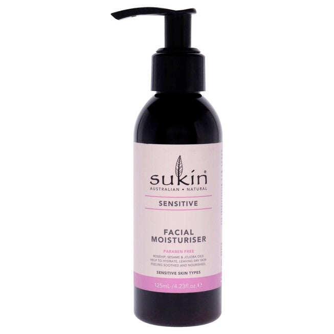 Sensitive Facial Moisturiser by Sukin for Women - 4.23 oz Moisturizer, See Description, hi-res image number 0