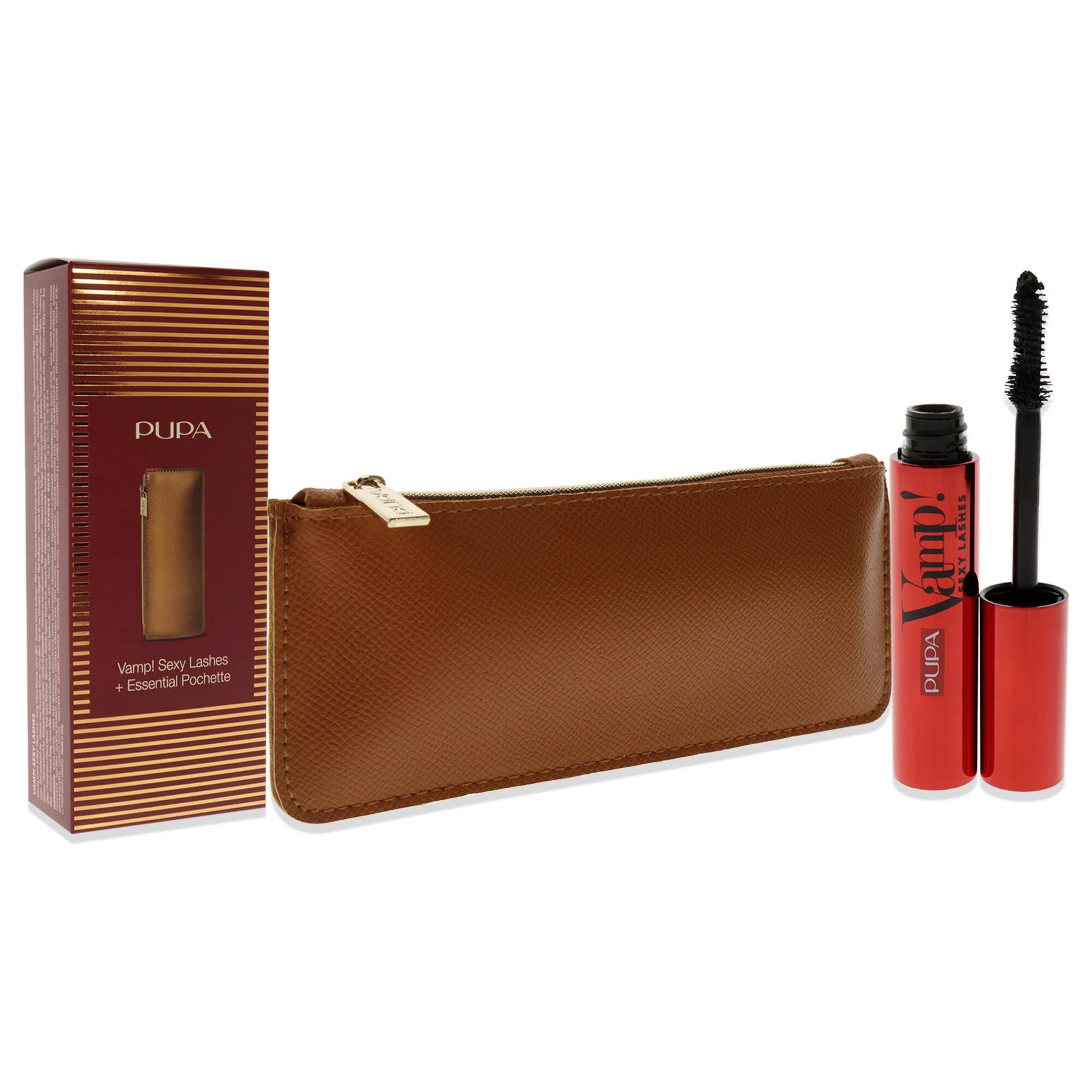 Vamp! Sexy Lashes Kit by Pupa Milano for Women - 2 Pc 0.40oz Vamp! Sexy Lashes Mascara - 011 Black, Bag, , alternate image number 6