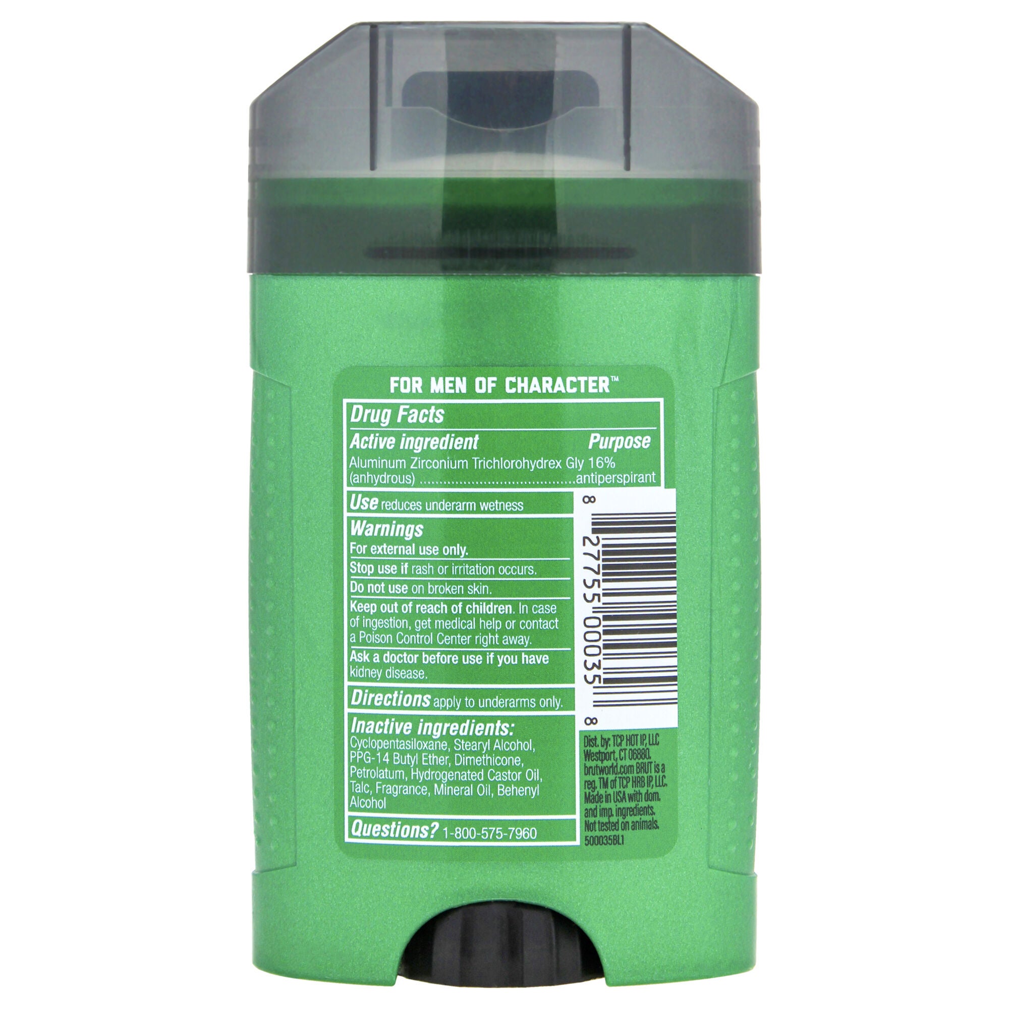 Warm Amber and Honor Antiperspirant Deodorant by Brut for Men - 2.7 oz Deodorant Stick, See Description, alternate image number 2