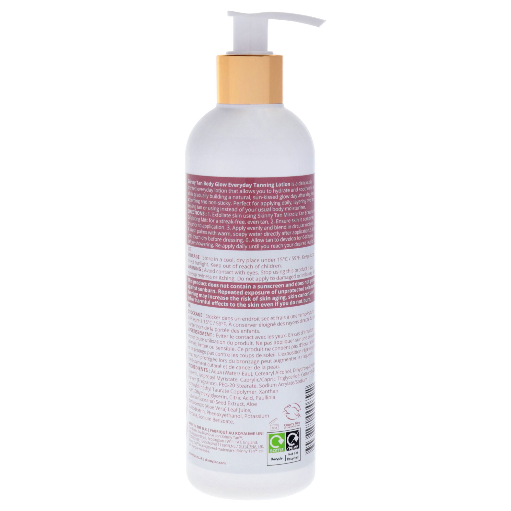 Body Glow Gradual Tan Lotion - Medium by Skinny Tan for Unisex - 9.4oz Lotion, See Description, alternate image number 2