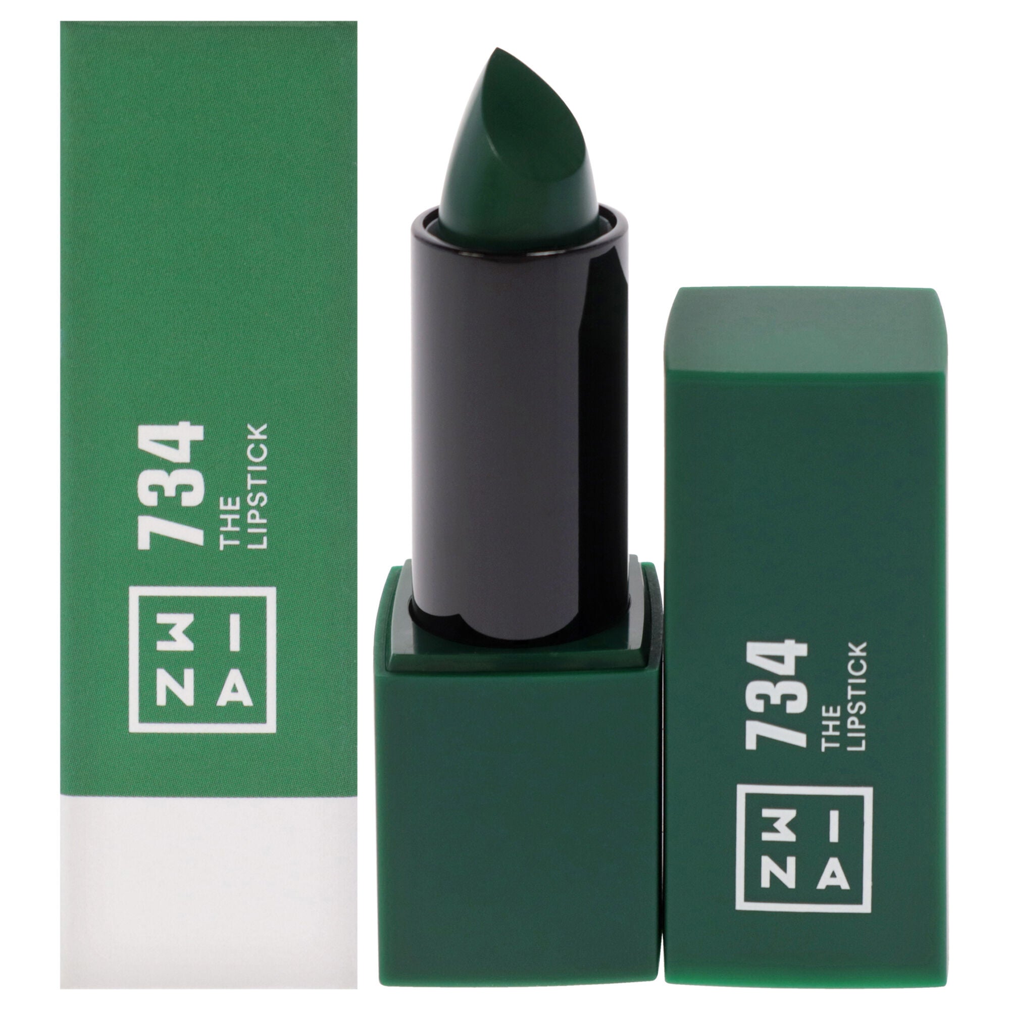 The Lipstick - 734 Deep Winter Green by 3INA for Women - 0.16 oz Lipstick, See Description, hi-res image number 0
