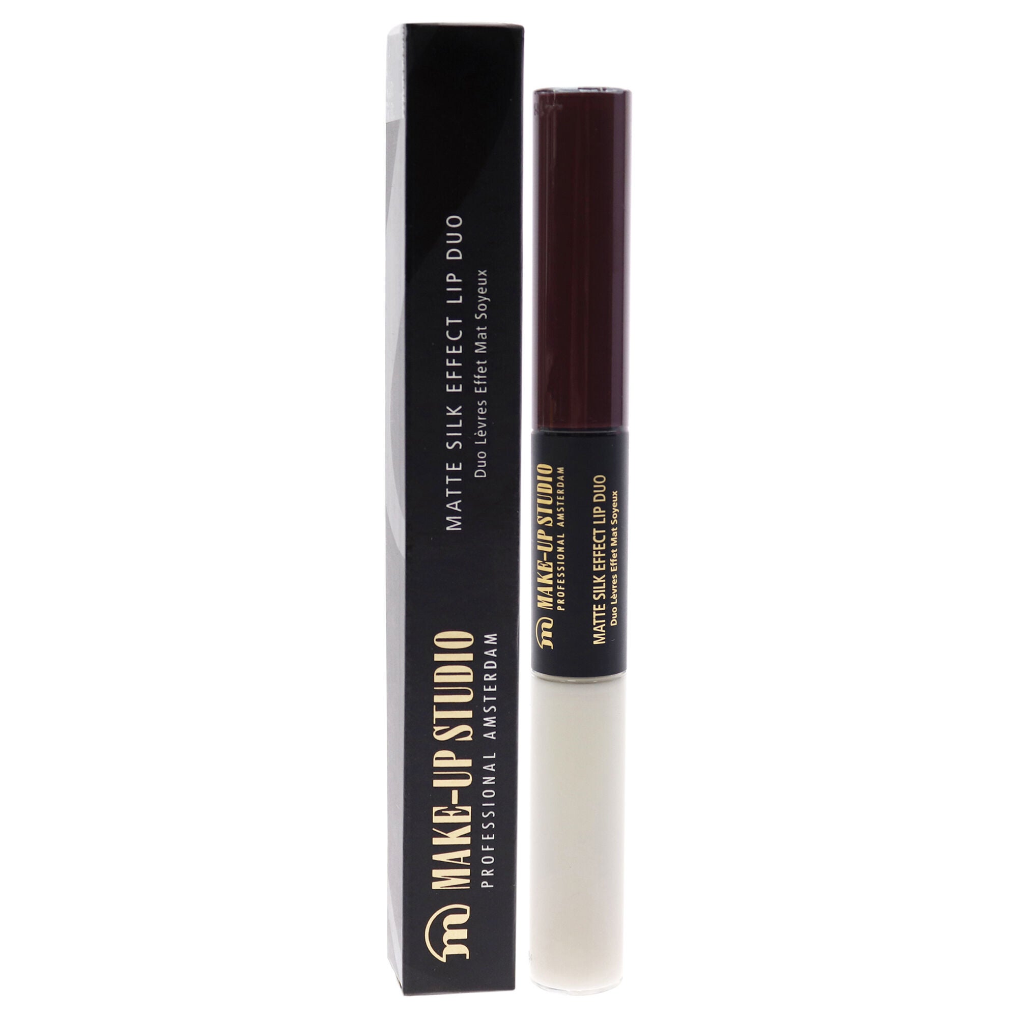 Matte Silk Effect Lip Duo - Juicy Blackberry by Make-Up Studio for Women - 0.2oz Lipstick, See Description, alternate image number 1