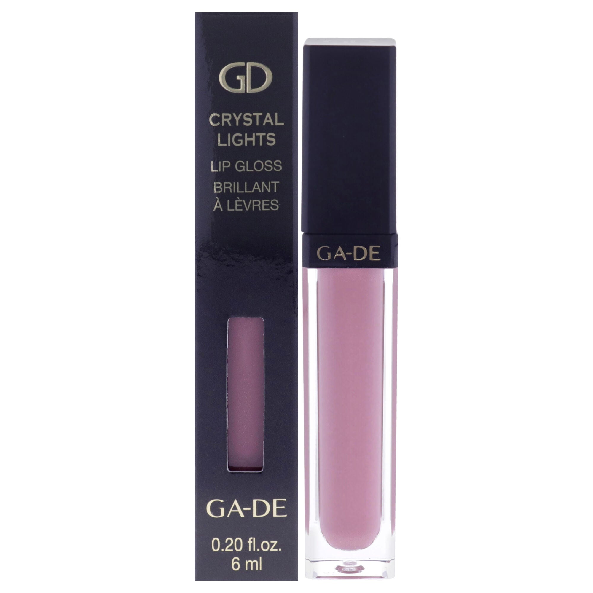 Crystal Lights Lip Gloss - 829 Mauvy Kiss by GA-DE for Women - 0.2 oz Lip Gloss, See Description, hi-res image number 0