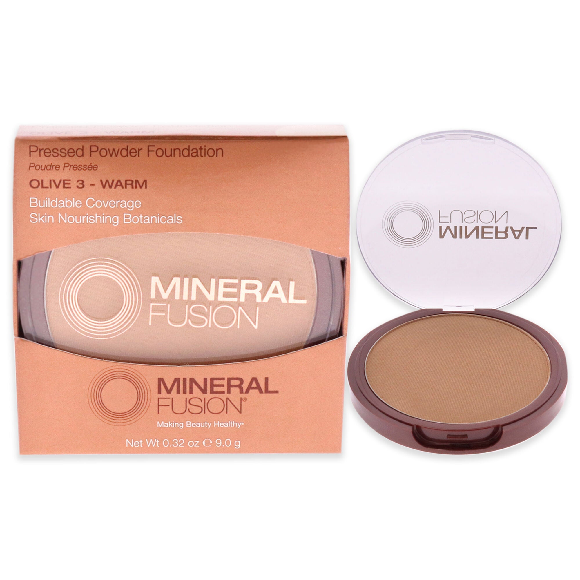 Pressed Powder Foundation - 03 Olive by Mineral Fusion for Women - 0.32 oz Foundation, , alternate image number 5