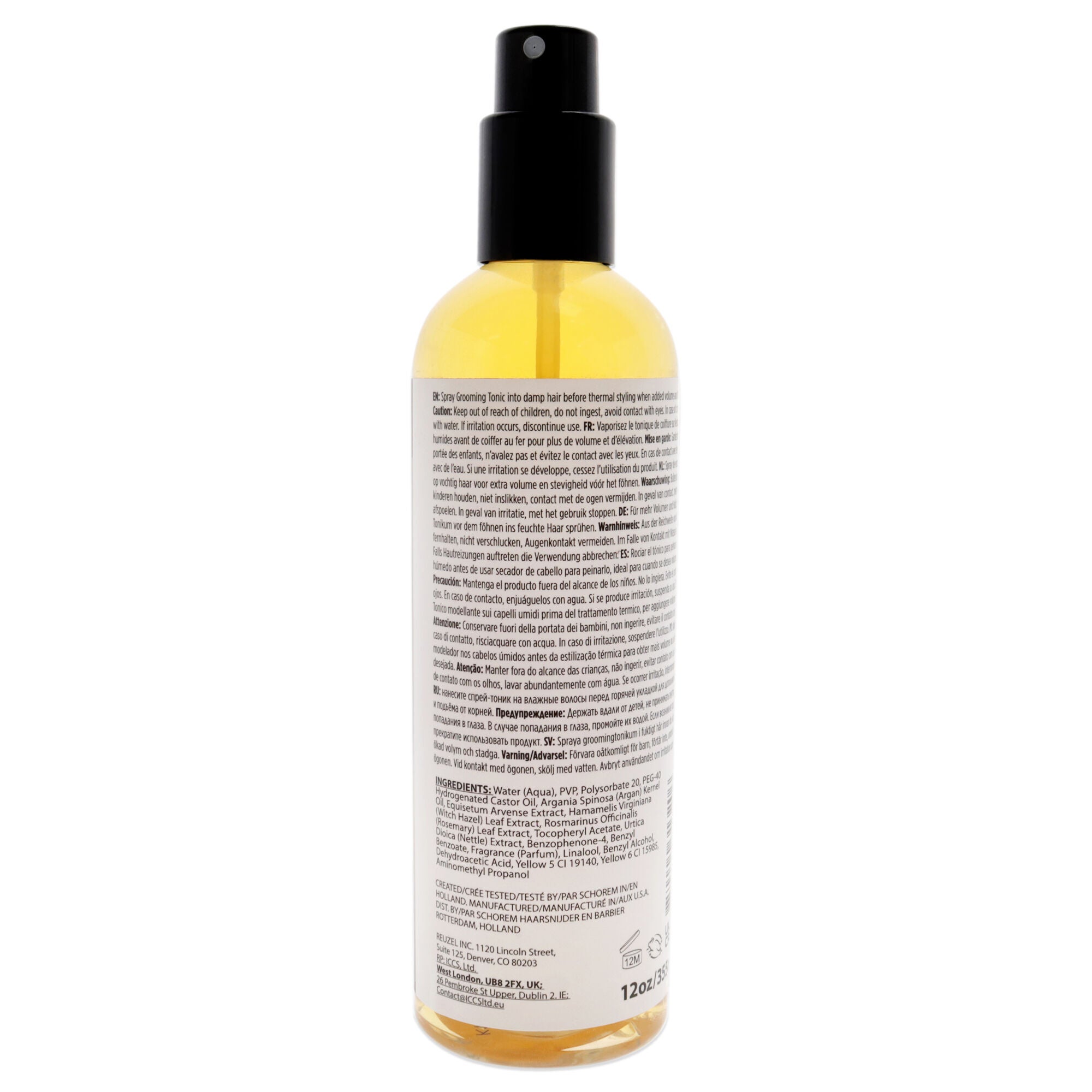 Spray Grooming Tonic by Reuzel for Men - 12 oz Tonic, See Description, alternate image number 1