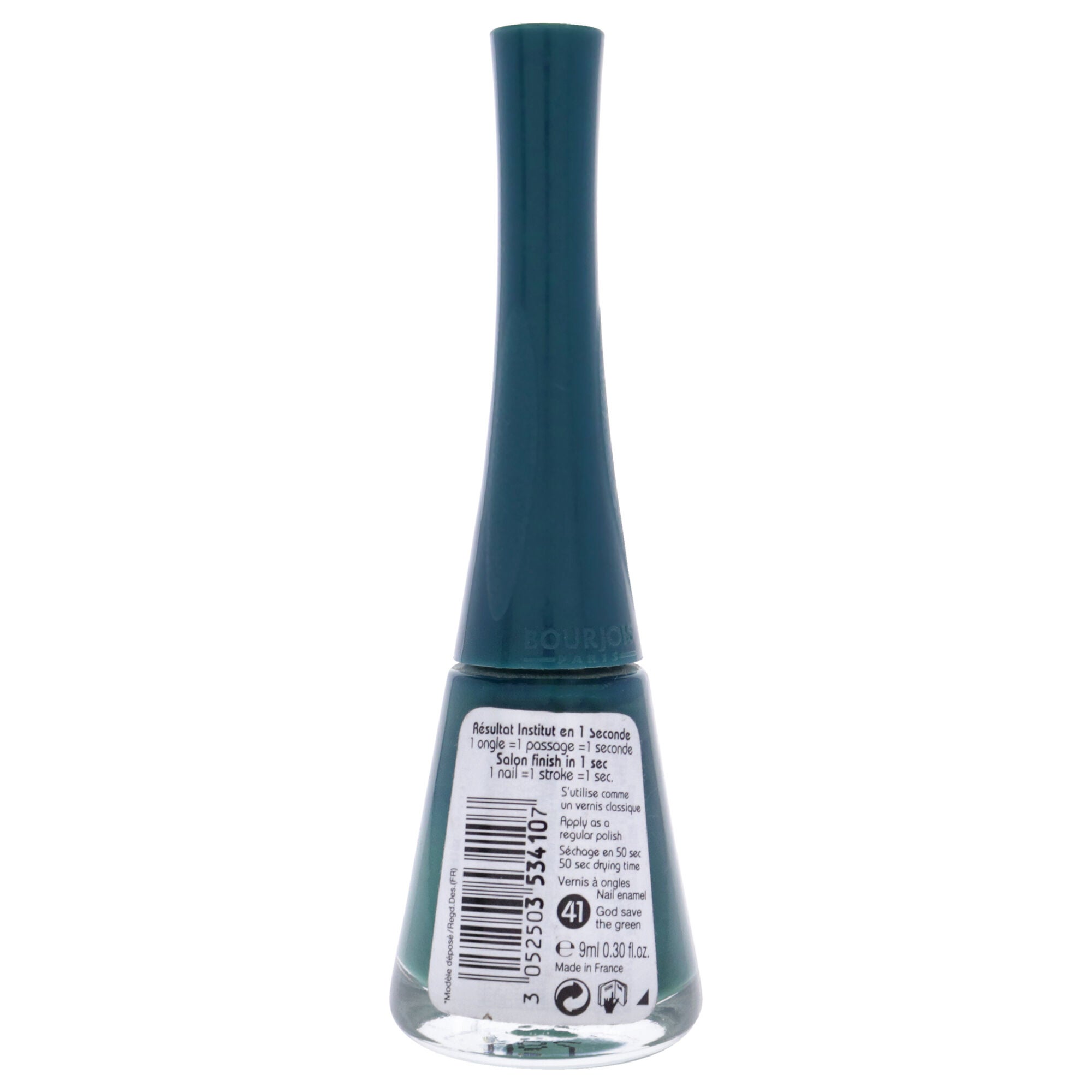 1 Seconde - 41 God Save The Green by Bourjois for Women - 0.3 oz Nail Polish, See Description, alternate image number 2