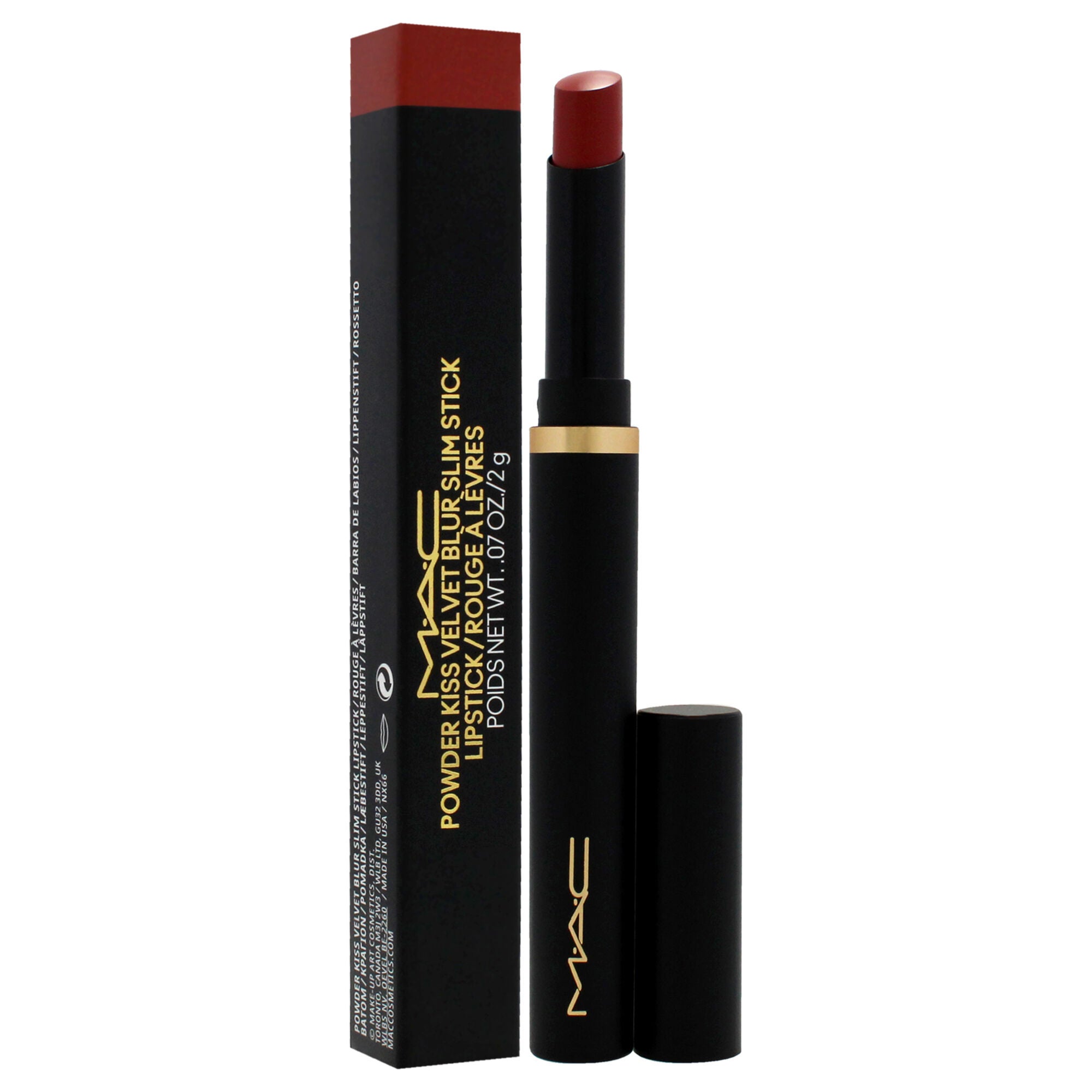 Powder Kiss Velvet Blur Slim Stick - Sweet Cinnamon by MAC for Women - 0.7 oz Lipstick, See Description, alternate image number 2