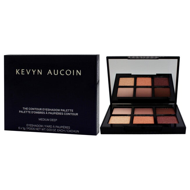 The Contour Eyeshadow Palette - Medium Deep by Kevyn Aucoin for Women - 0.18 oz Eye Shadow, , alternate image number null