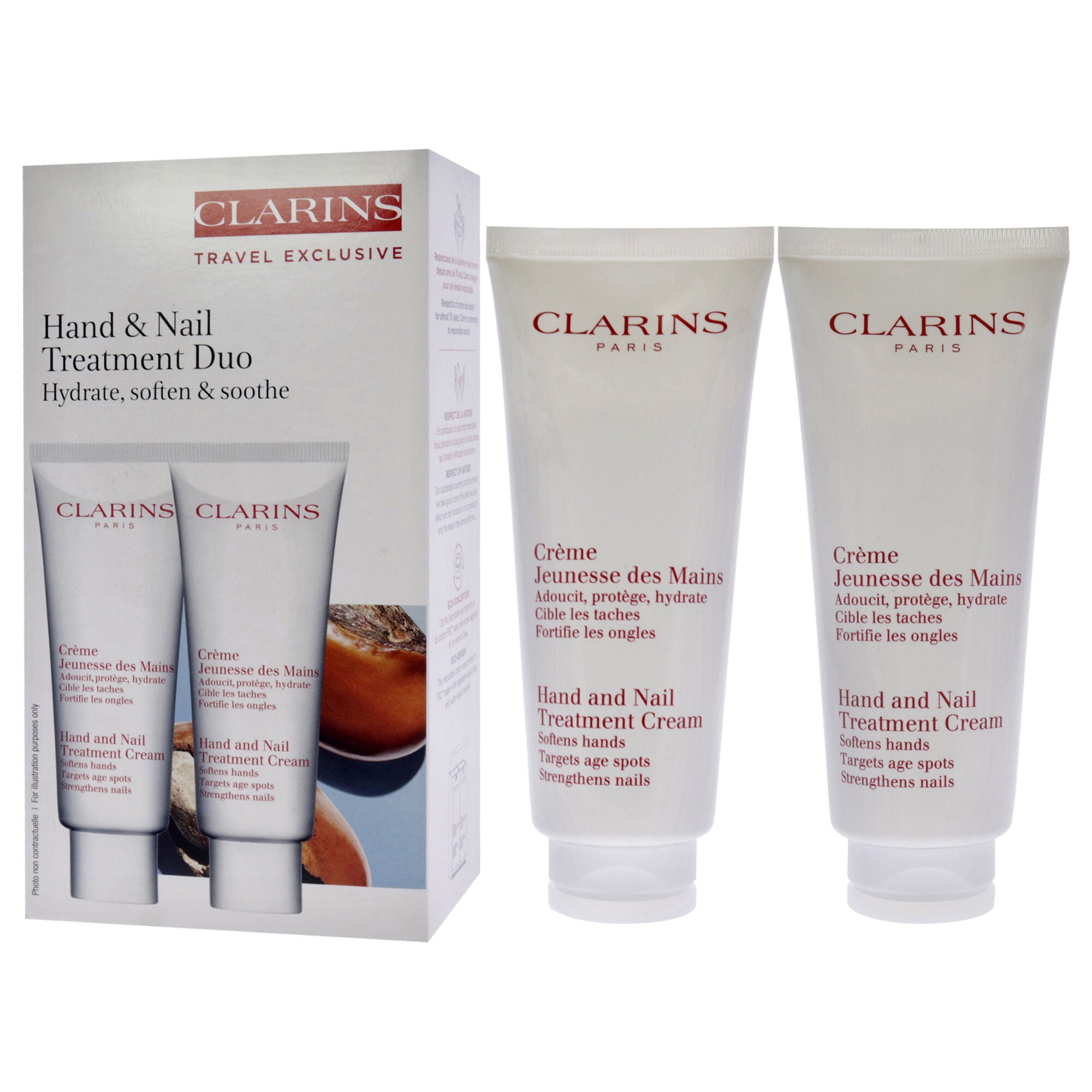 Hand and Nail Treatment Cream Duo by Clarins for Unisex - 2 x 3.4 oz Cream, , alternate image number 6