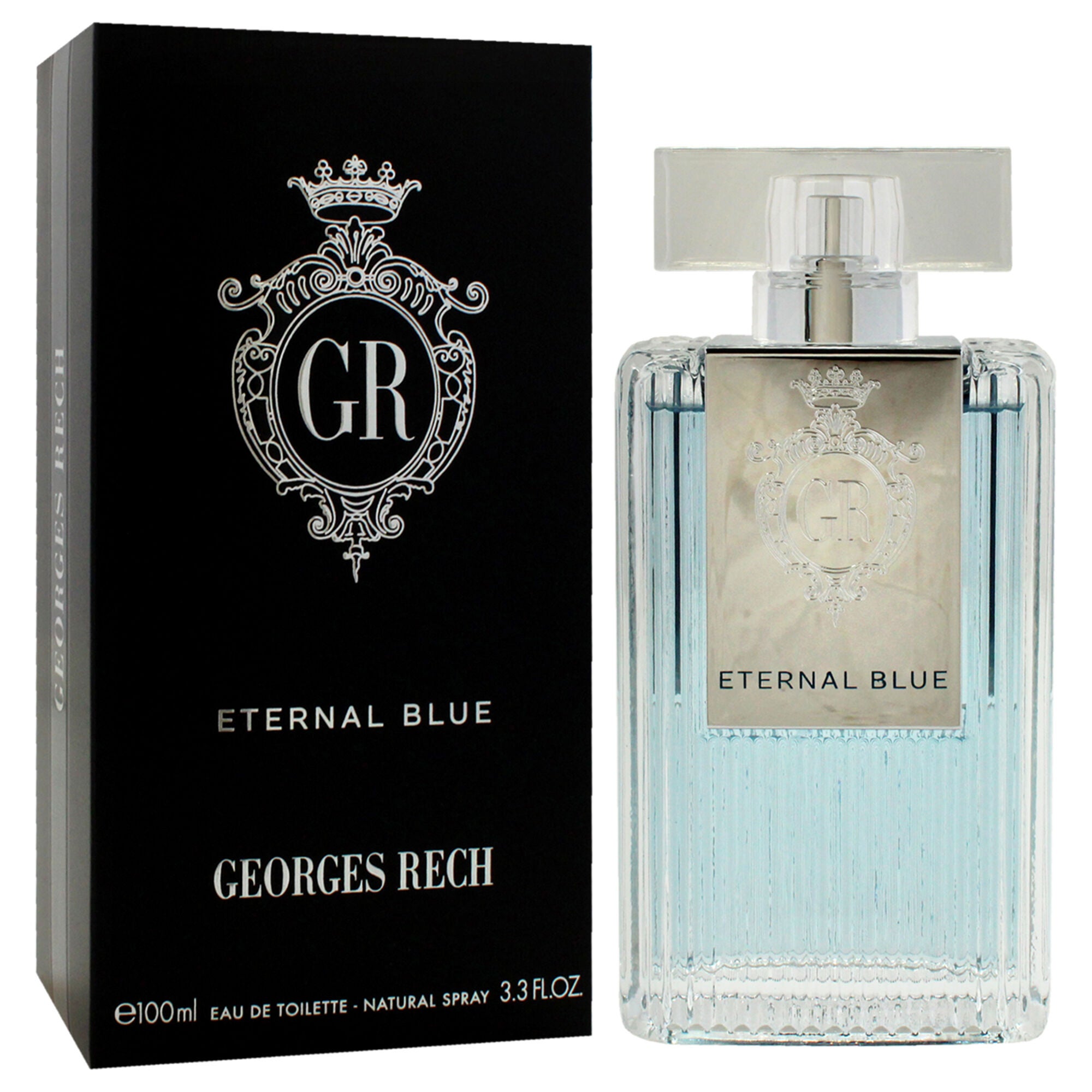 Eternal Blue by Georges Rech for Men - 3.3 oz EDT Spray, Clear, alternate image number 2