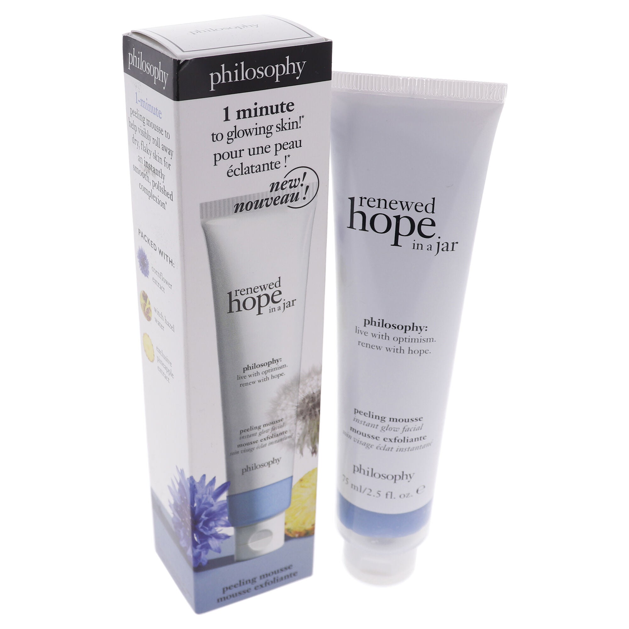 Renewed Hope In A Jar Peeling Mousse by Philosophy for Women - 2.5 oz Exfoliator, See Description, alternate image number 3