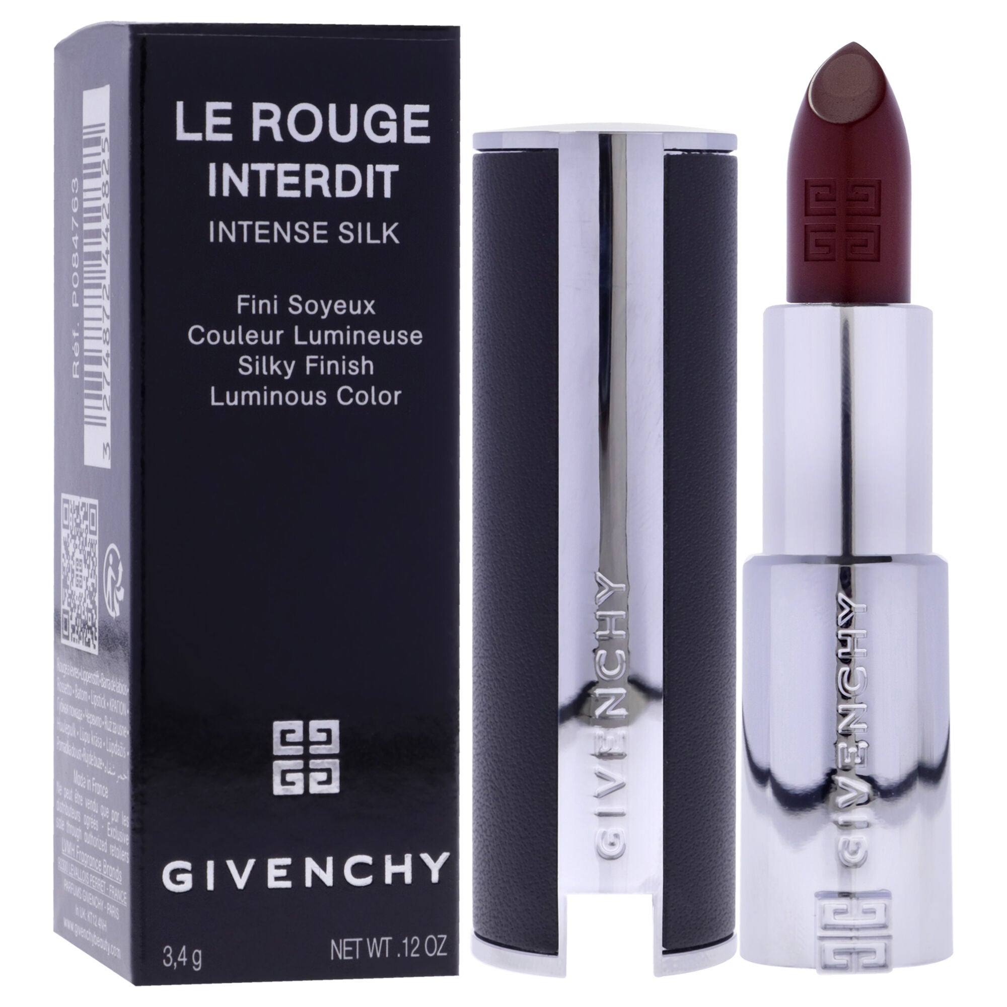 Le Rouge Interdit Intense Silk Lipstick - 117 Rouge Erable by Givenchy for Women - 0.12 oz Lipstick (Refillable), Pink, alternate image number 1