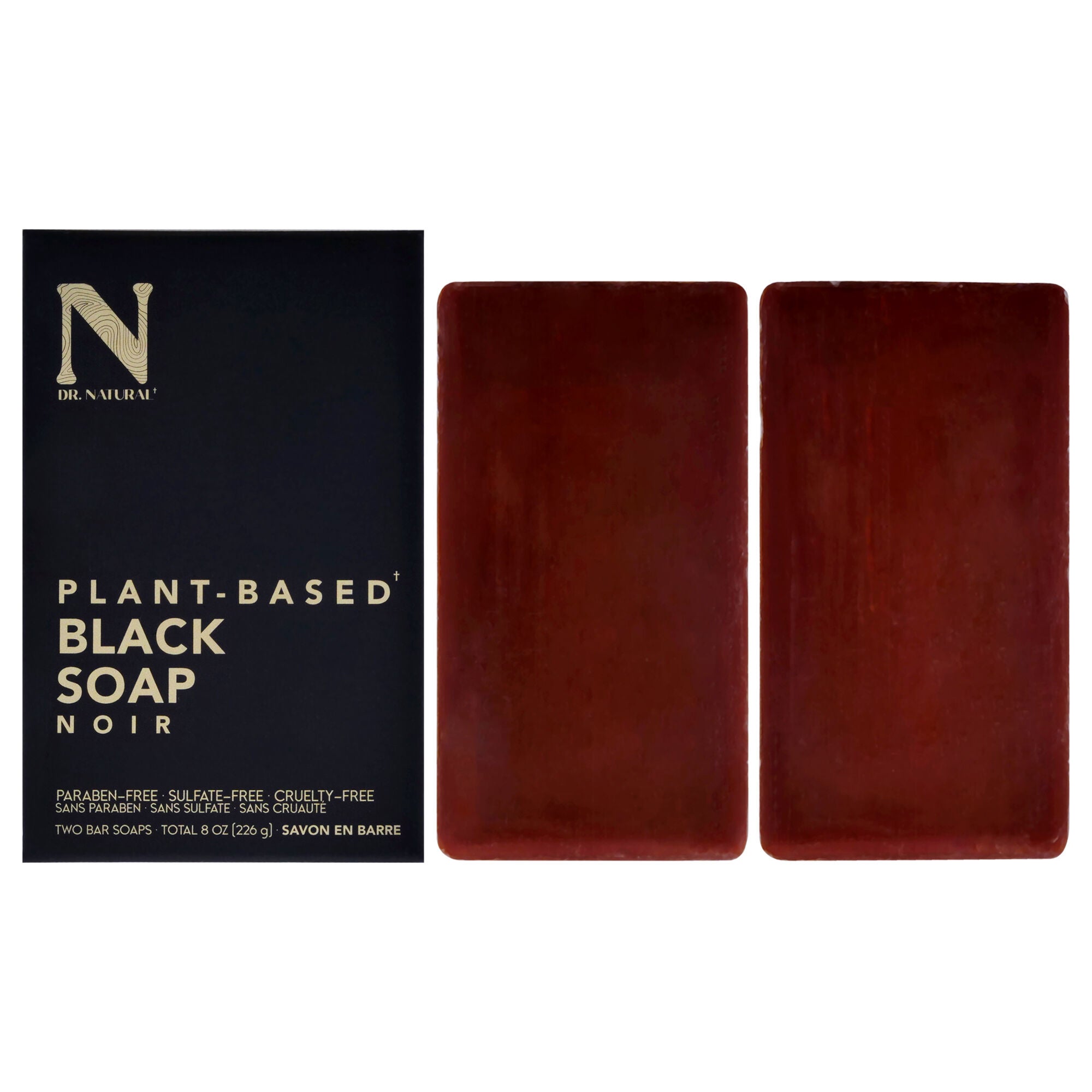 Bar Soap - Black by Dr. Natural for Unisex - 2 x 8 oz Soap, See Description, hi-res image number 0