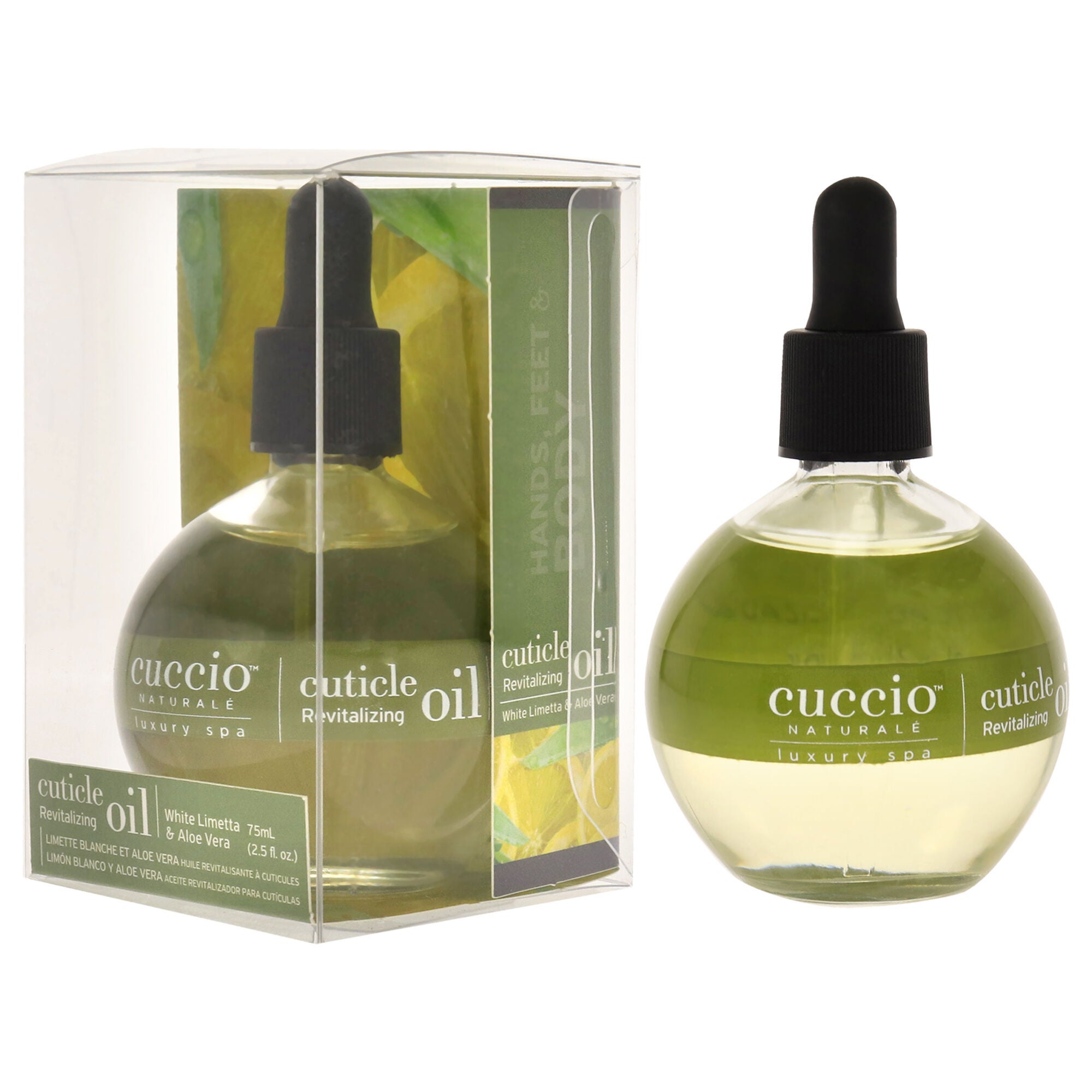 Cuticle Revitalizing Oil - White Limetta and Aloe Vera Manicure by Cuccio Naturale for Unisex - 2.5 oz Oil, See Description, alternate image number 3