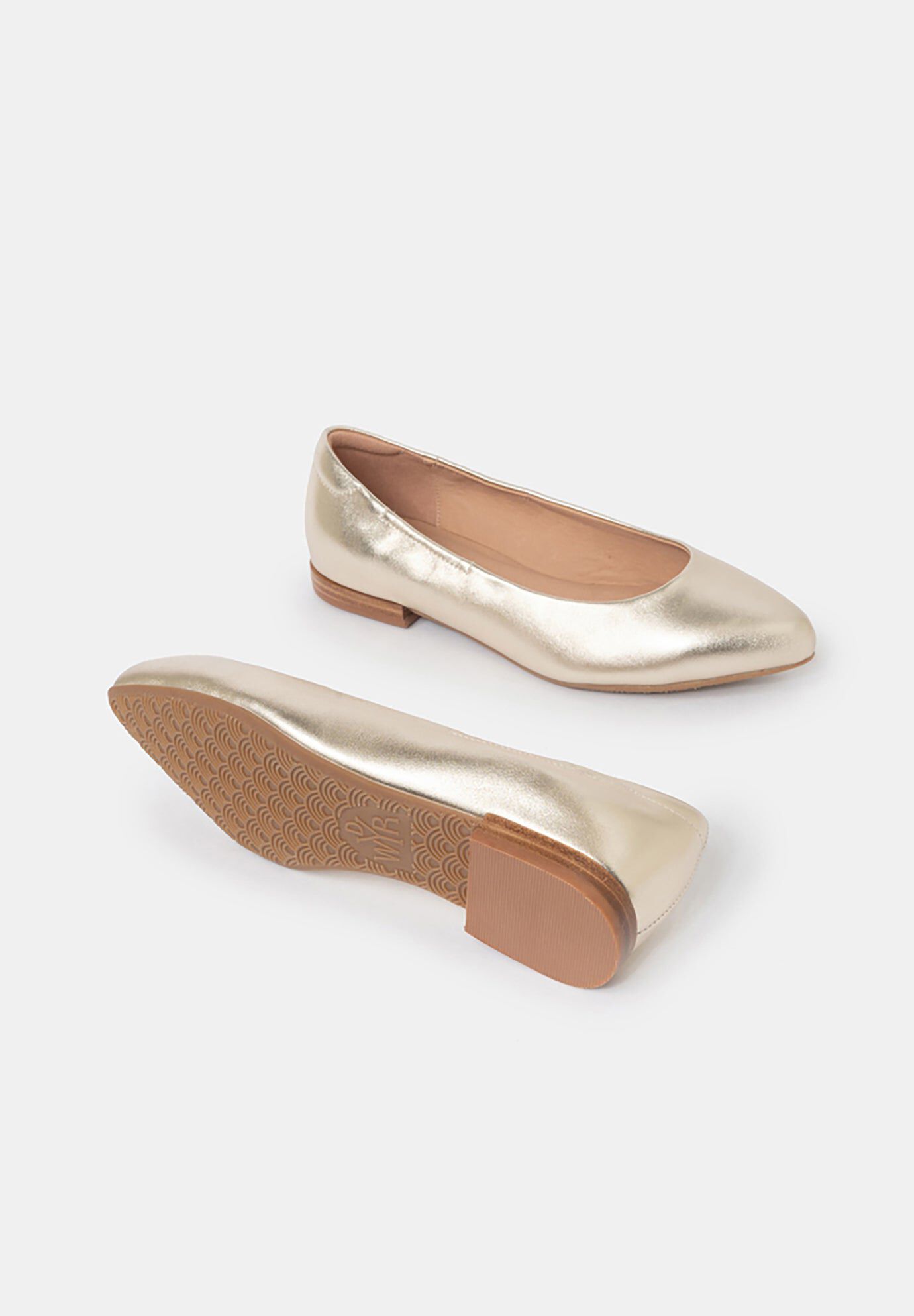Camille Classic Ballet Flats, Gold / Gold, alternate image number 3
