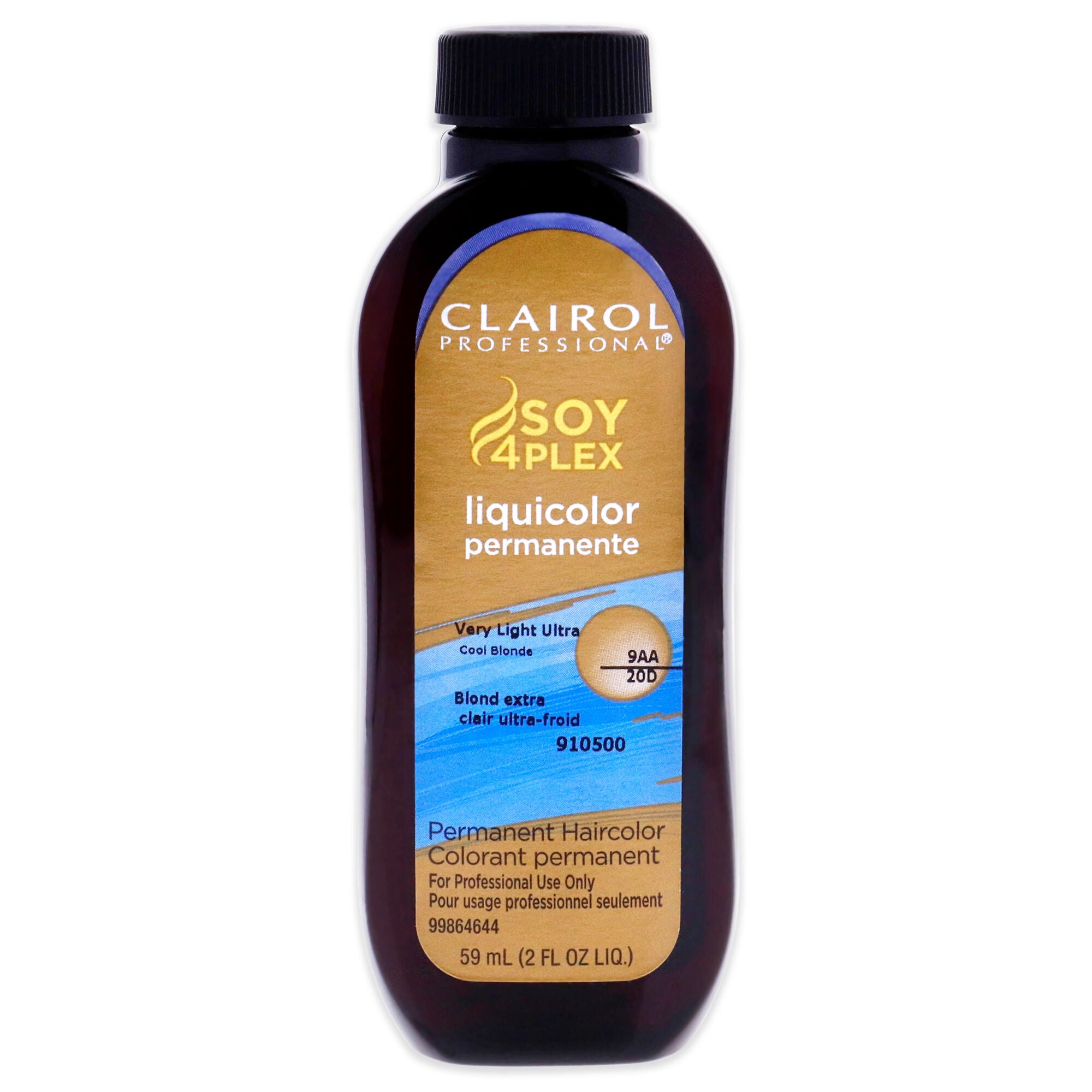 Professional Liquicolor Permanent Hair Color - 20D Very Light Ultra Cool Blonde by Clairol for Unisex - 2 oz Hair Color, See Description, alternate image number 3