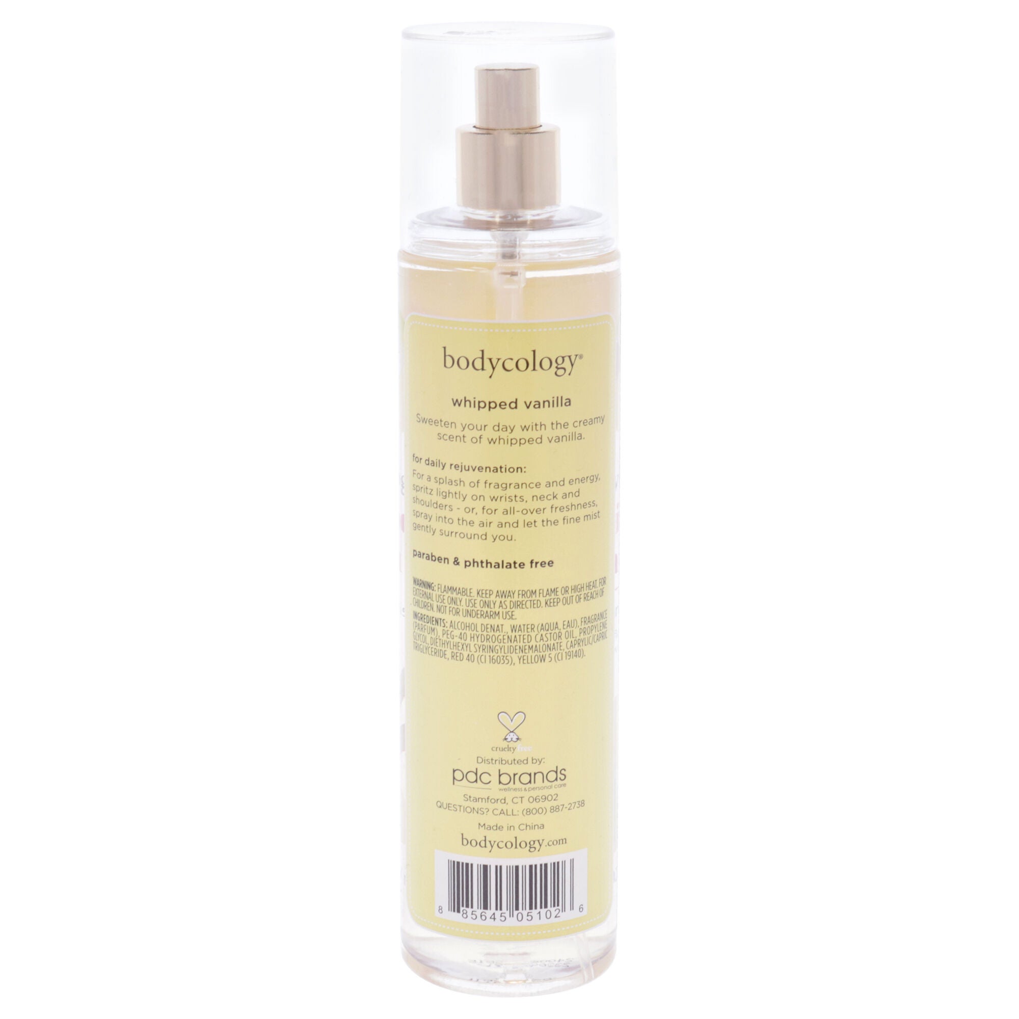 Whipped Vanilla by Bodycology for Women - 8 oz Fragrance Mist, See Description, alternate image number 1