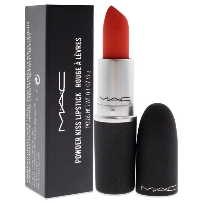 Powder Kiss Lipstick - 303 Style Shocked by MAC for Women - 0.1 oz Lipstick, NA, alternate image number null