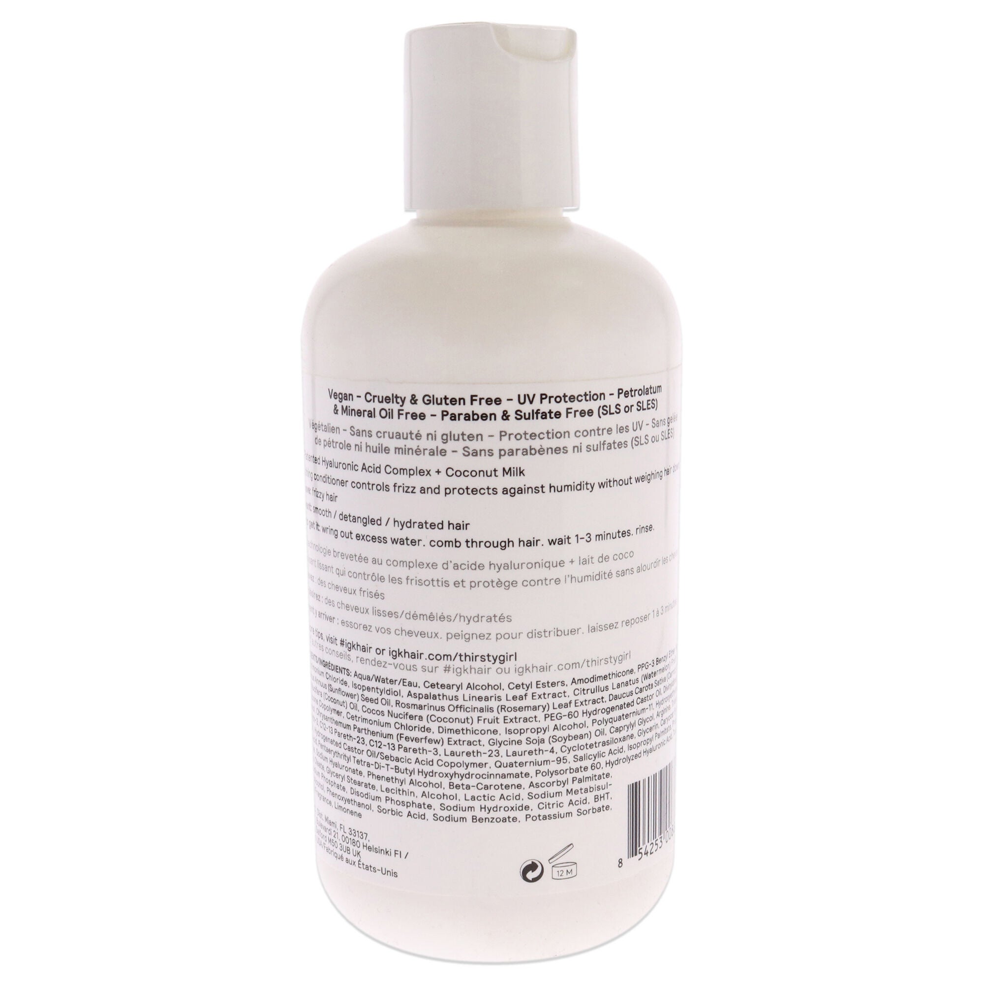 Thirsty Girl Coconut Milk Anti-Frizz Conditioner by IGK for Unisex - 8 oz Conditioner, See Description, alternate image number 2