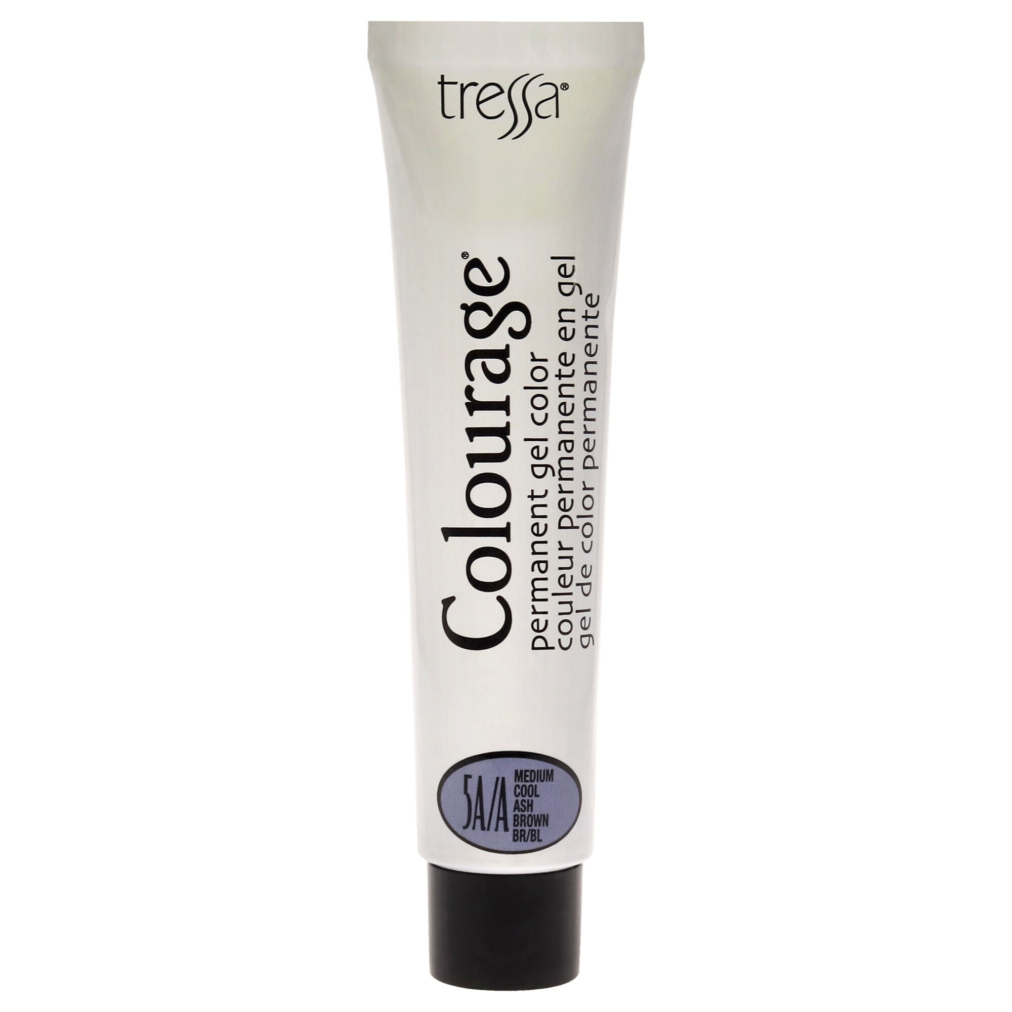 Colourage Permanent Gel Color - 5AA Medium Cool Ash Brown by Tressa for Unisex - 2 oz Hair Color, See Description, alternate image number 1
