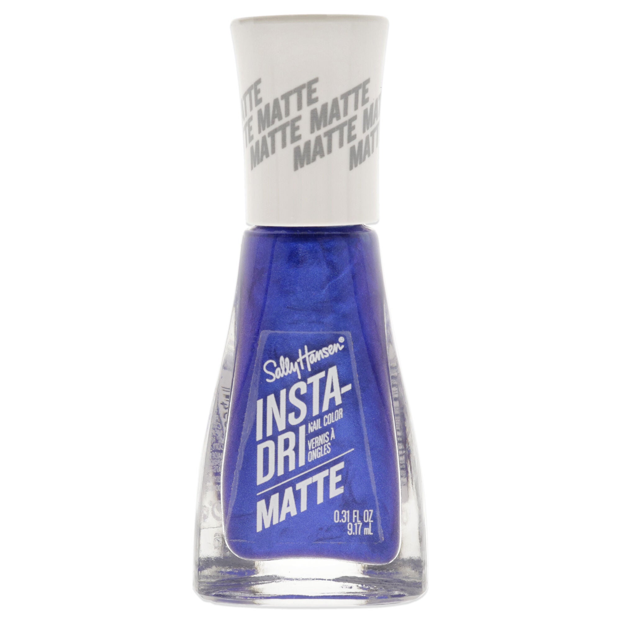 Insta-Dri Nail Color Matte - 013 Blue by Sally Hansen for Women - 0.31 oz Nail Polish, See Description, hi-res image number 0