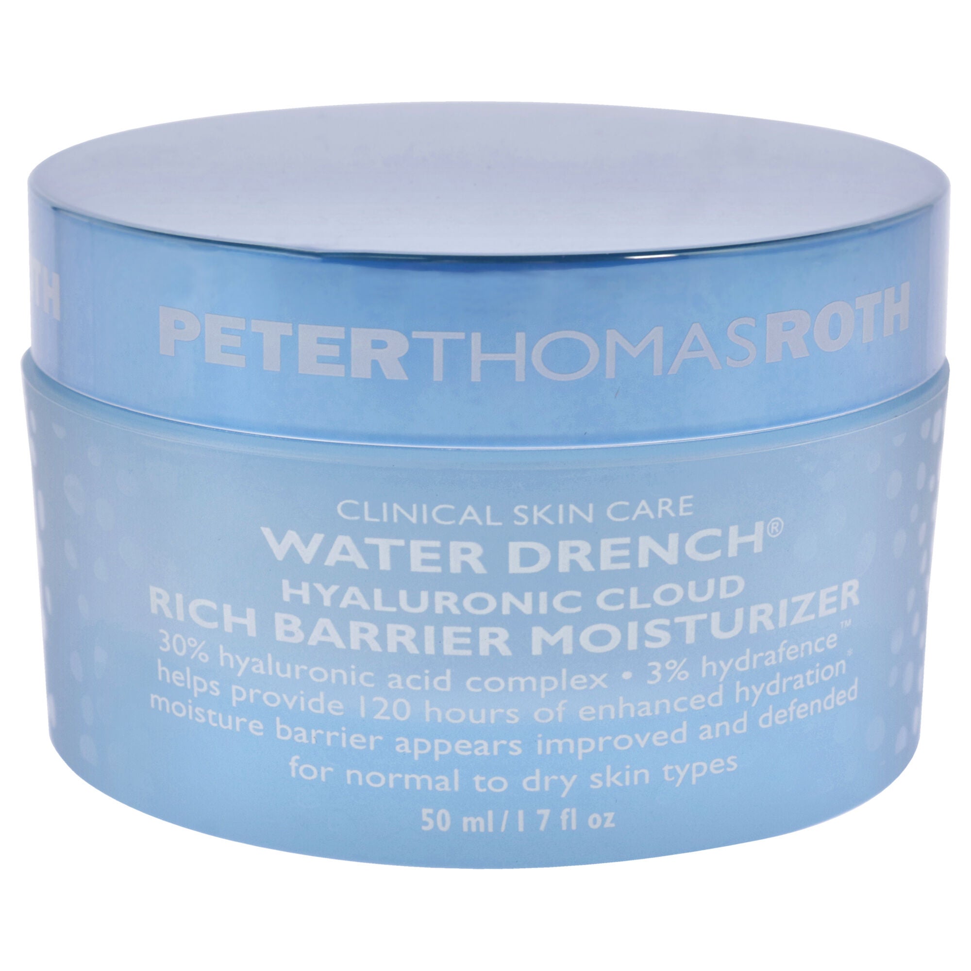 Water Drench Hyaluronic Cloud Rich Barrier Moisturizer by Peter Thomas Roth for Unisex - 1.7 oz Moisturizer, , alternate image number 5