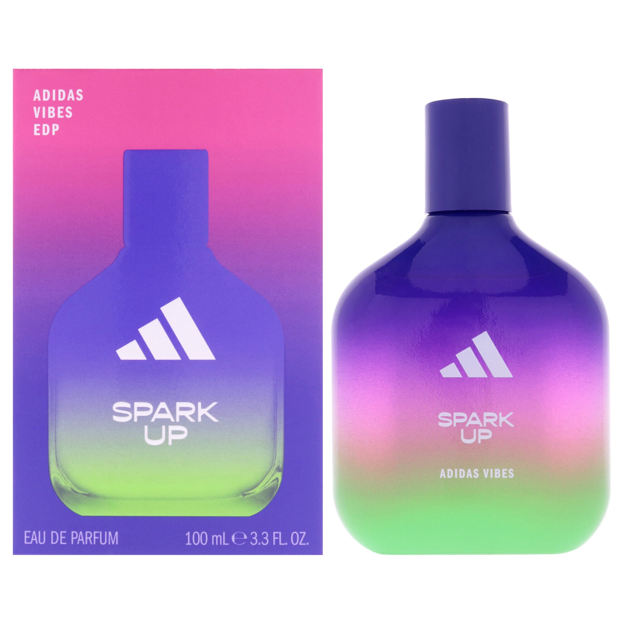 Adidas Vibes - Spark Up by Adidas for Unisex - 3.3 oz EDP Spray, Clear, hi-res image number 0